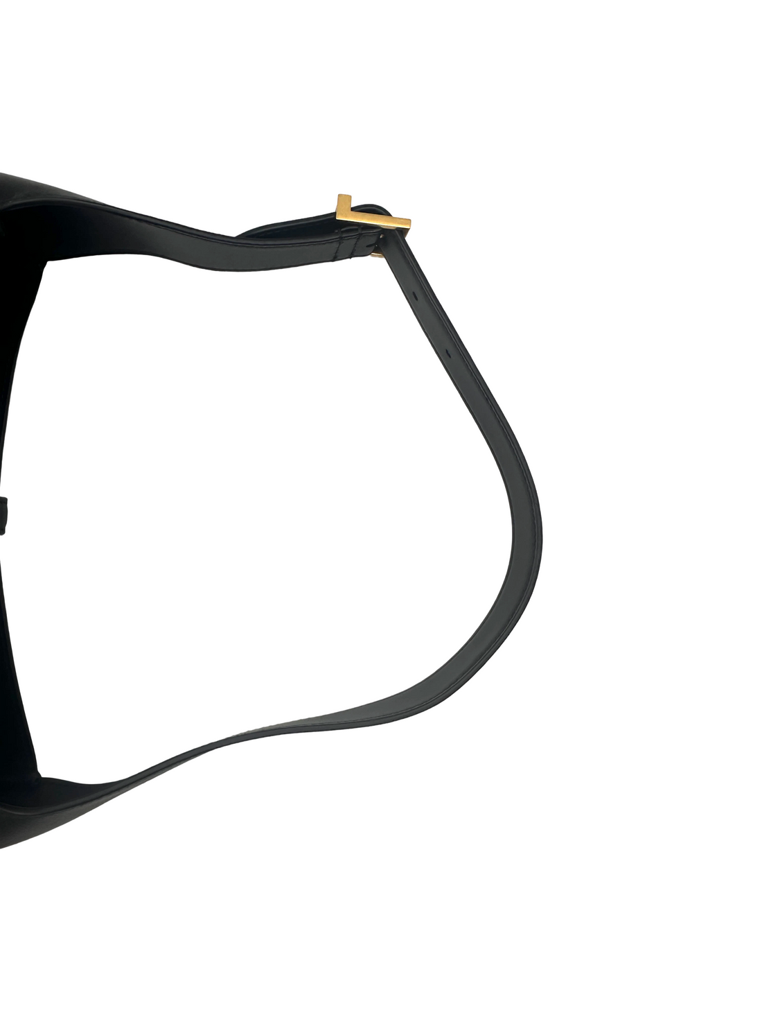 Saint Laurent Black Leather Hobo Bag SL273