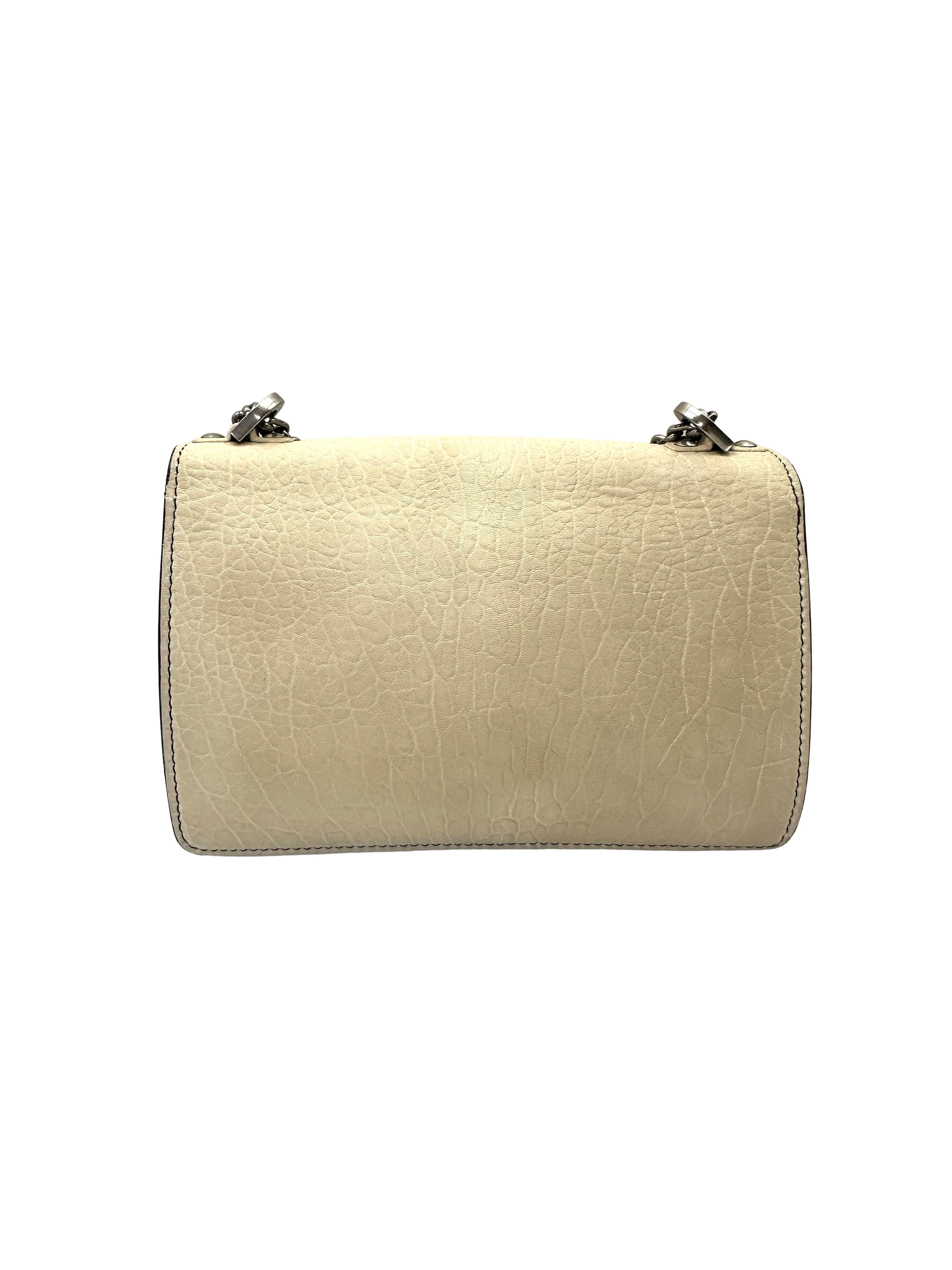 Christian Dior Jadior White Leather Chain Bag DR846