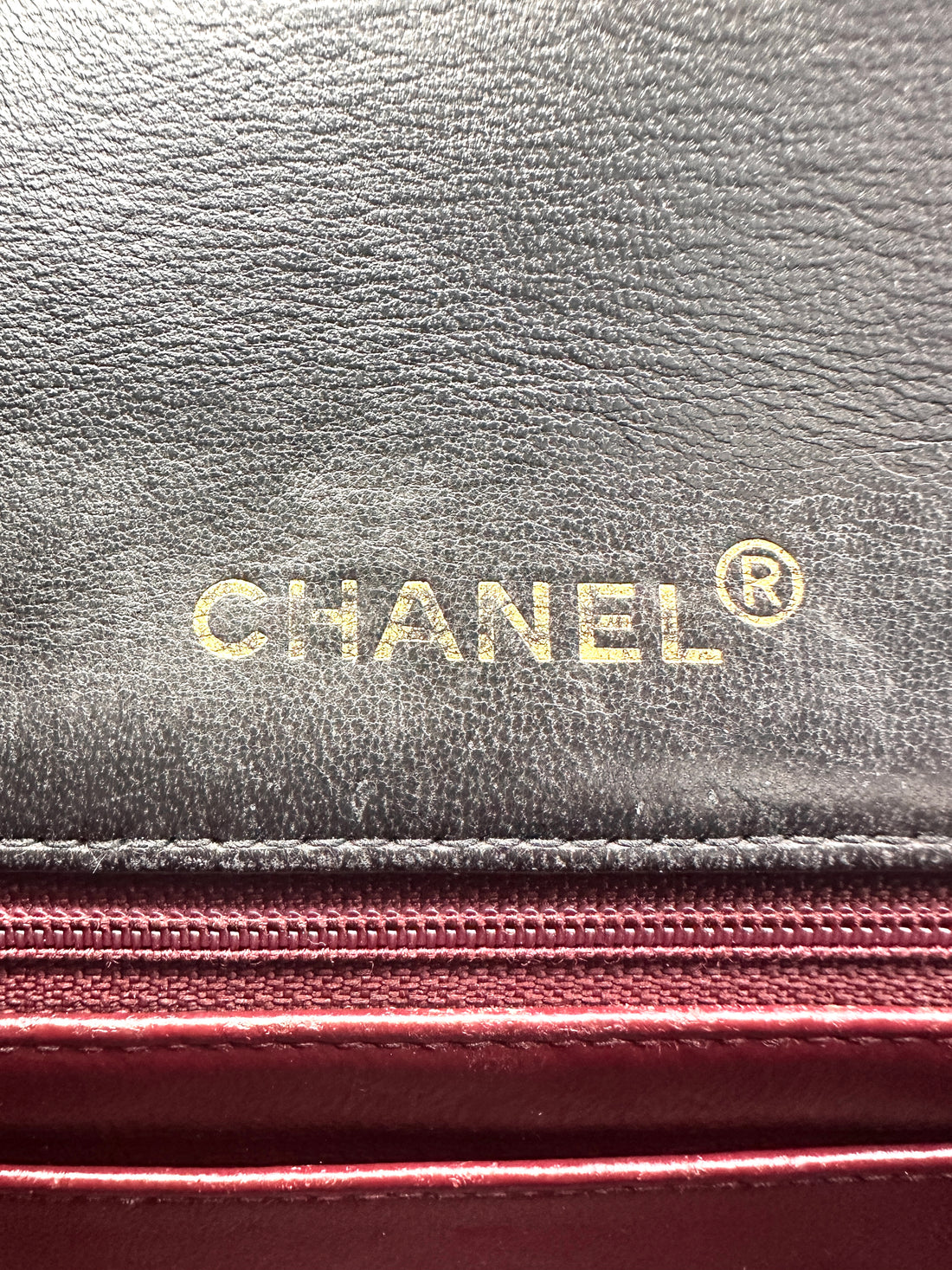 Chanel Vintage Black Matelasse Leather Mini Flap Bag(17***13) CC2368