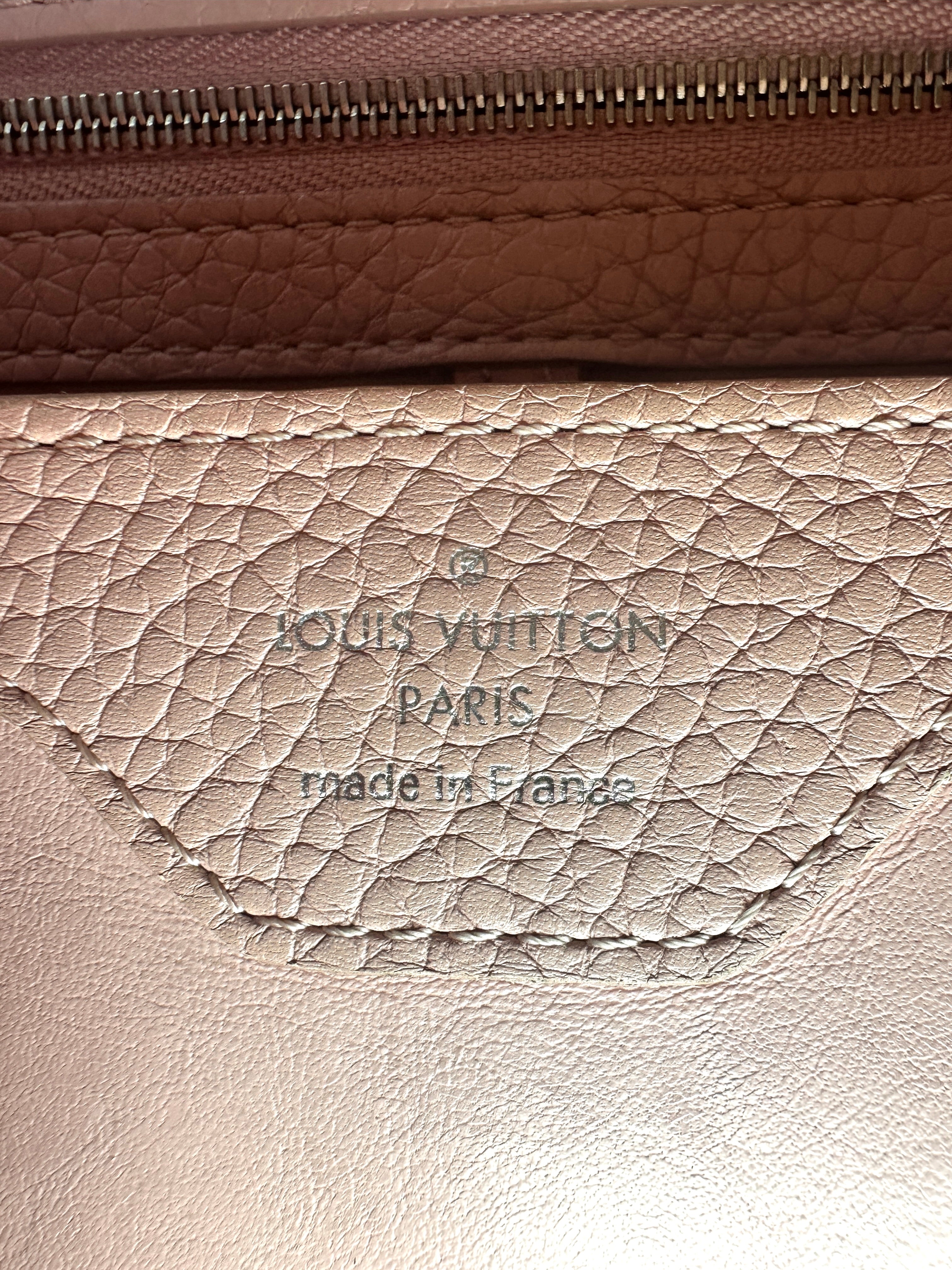Louis Vuitton Capucines Pink Taurillon Leather Handle Bag With Mechanical Flowers LV3165
