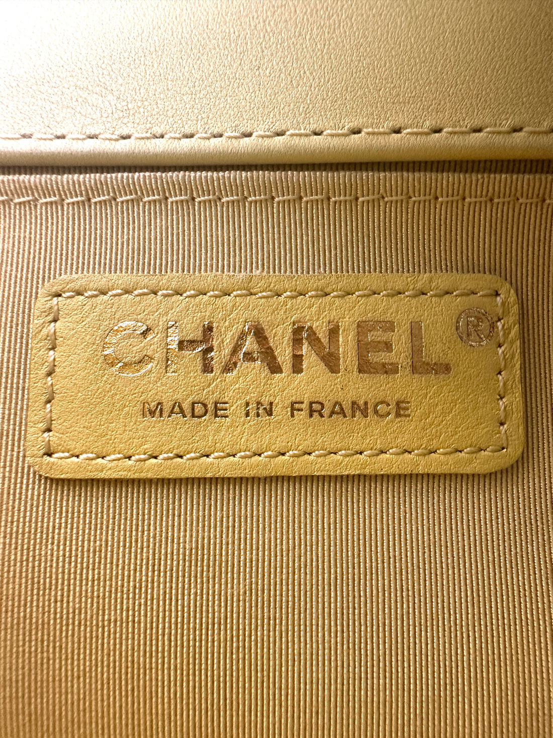 Chanel LeBoy Yellow Chevron Quilted Leather Small Size Flap Bag With Gold Buckle(25***55) CC2375