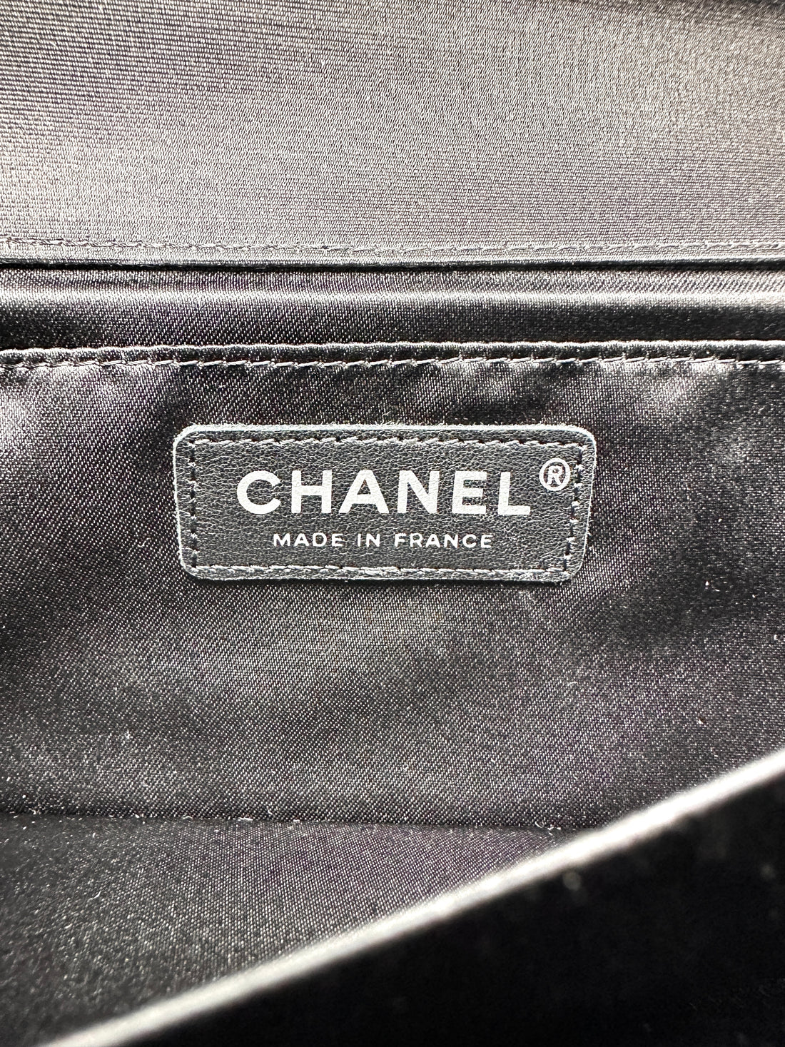 Chanel Chocolate Bar Black Leather Flap Bag(13***31) CC2373