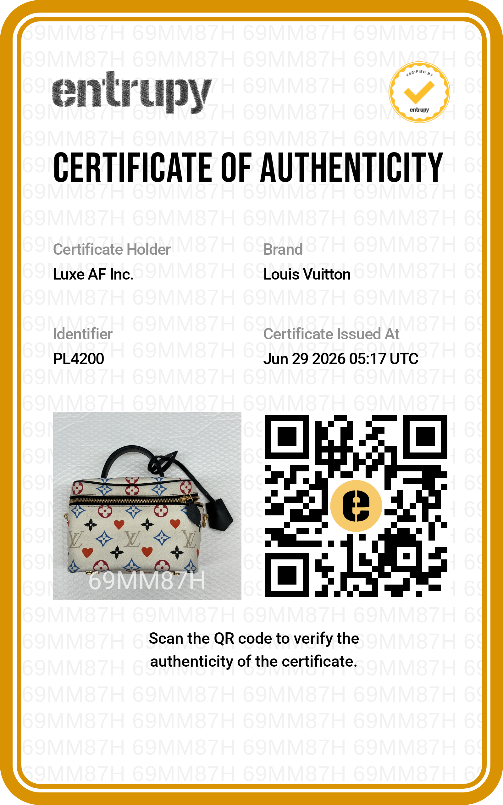 Louis Vuitton Vanity PM Game On Monogram Handle Bag LV3159