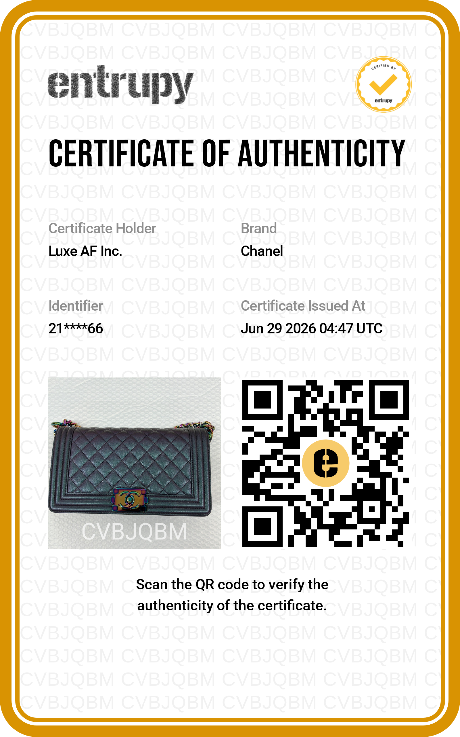 Chanel LeBoy Iridescent Purple Quilted Leather Medium Size Flap Bag(21***66) CC2353
