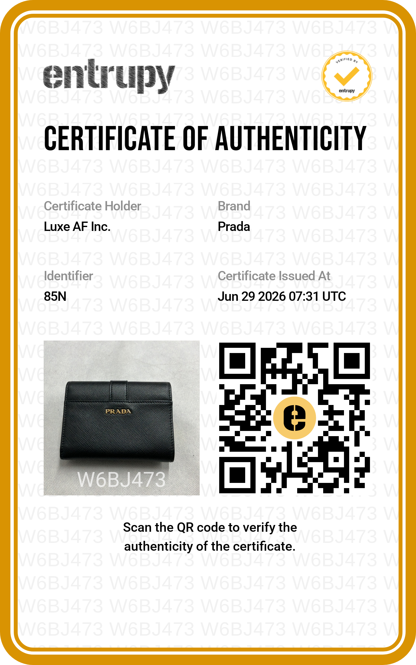 Prada Cahier Black Leather Wallet PR524
