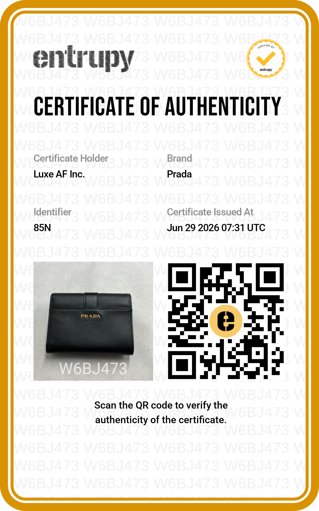 Prada Cahier Black Leather Wallet PR524