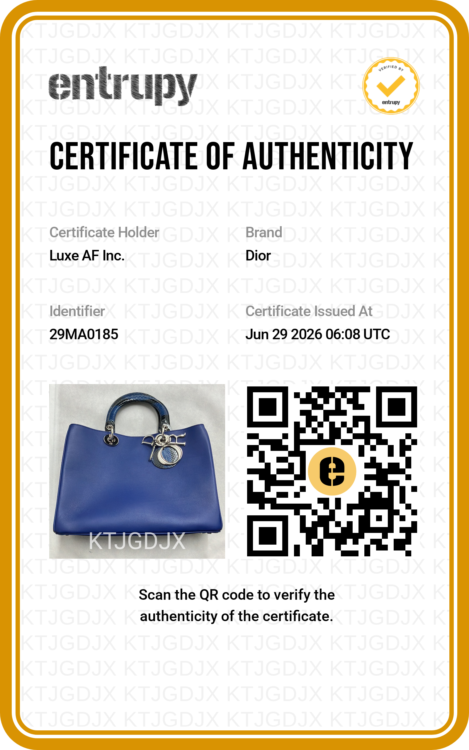 Christian Dior Diorissimo Blue Leather Python Handle Bag DR847