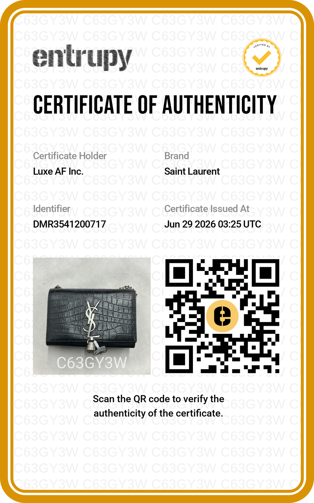 Saint Laurent Kate Croc-Embossed Leather Tassel Shoulder Bag SL275