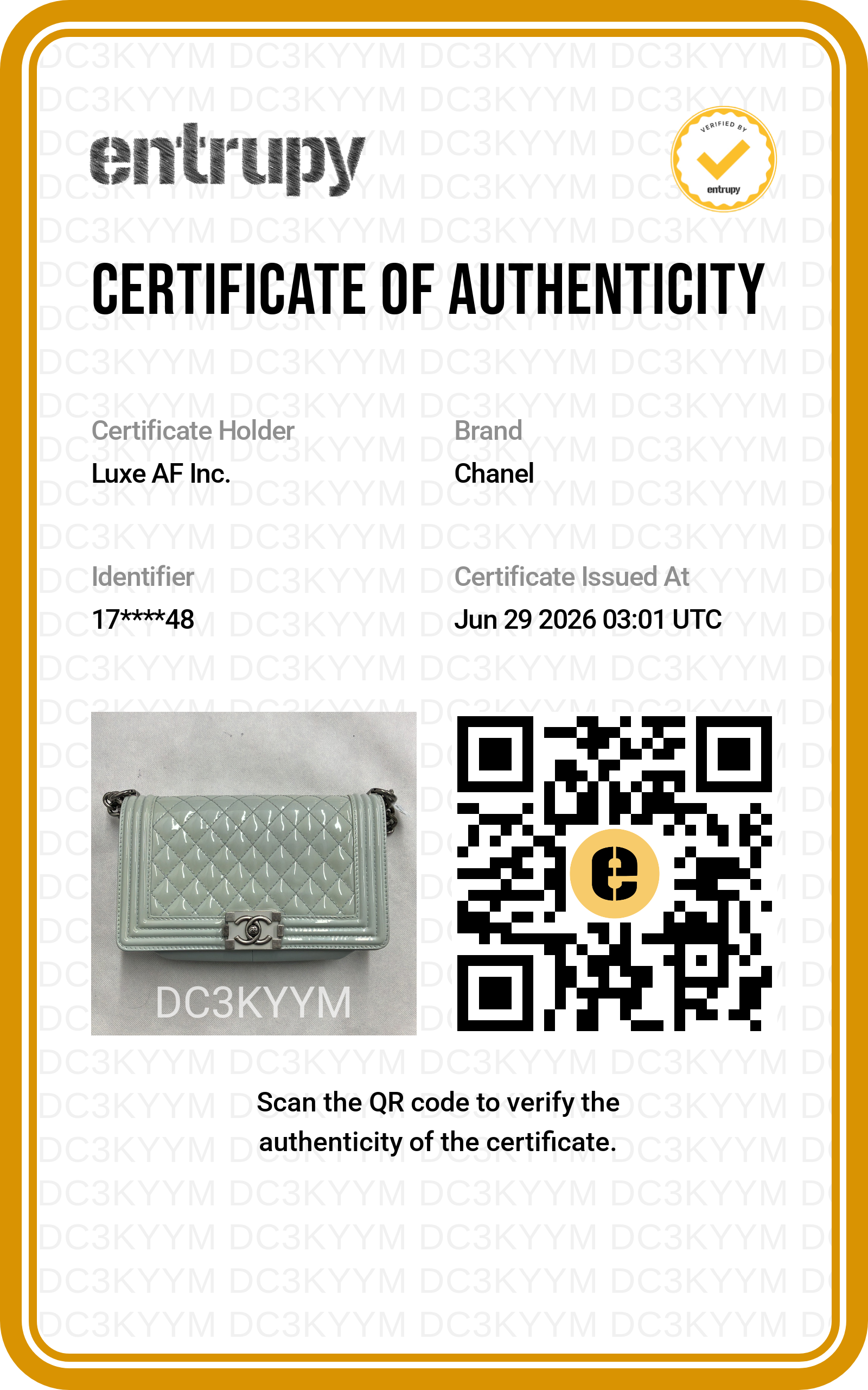 Chanel LeBoy Grey Quilted Patent Leather Flap Bag With Silver Buckle(17***48) CC2347