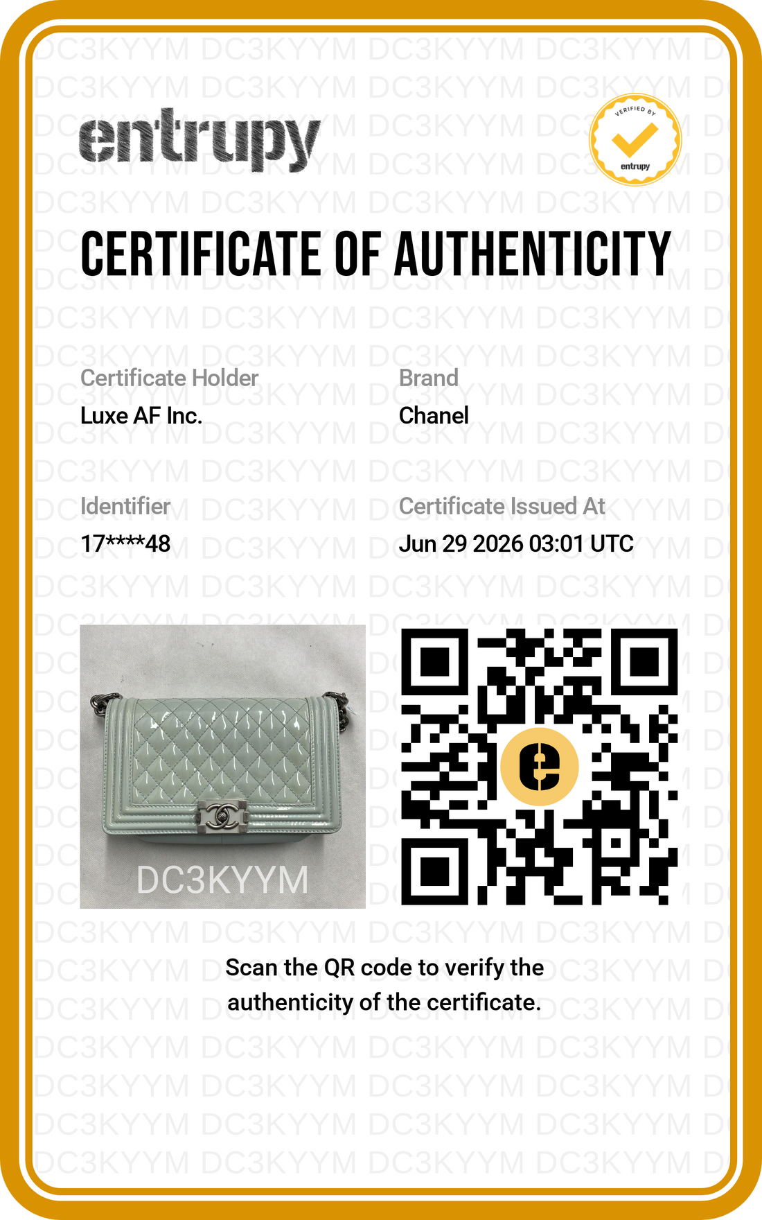 Chanel LeBoy Grey Quilted Patent Leather Flap Bag With Silver Buckle(17***48) CC2347