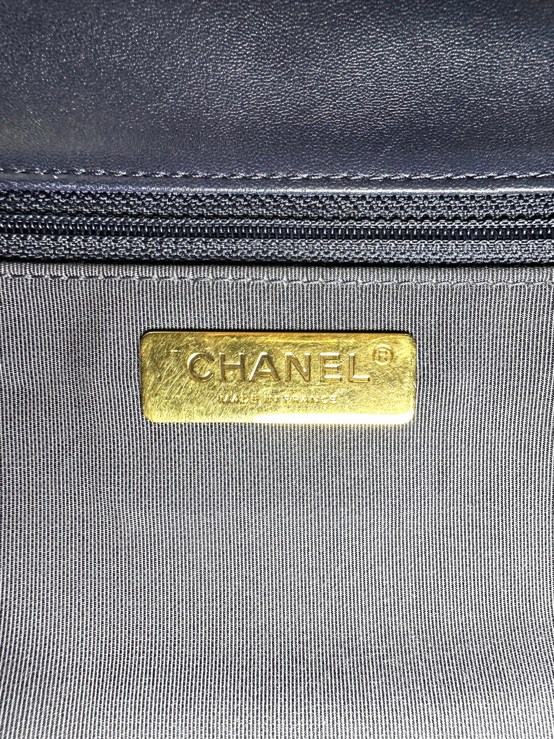 Chanel 19Bag Navy Quilted Leather Medium Size Shoulder Bag(30***25) CC2379