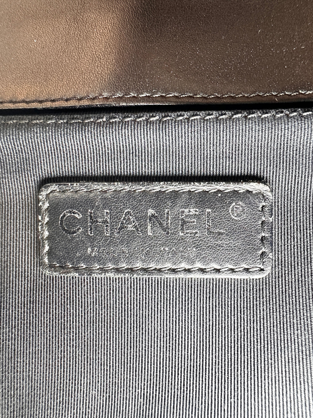 Chanel LeBoy Black Quilted Patent Leather Medium Size Flap Bag With Silver Buckle(17***41) CC2384