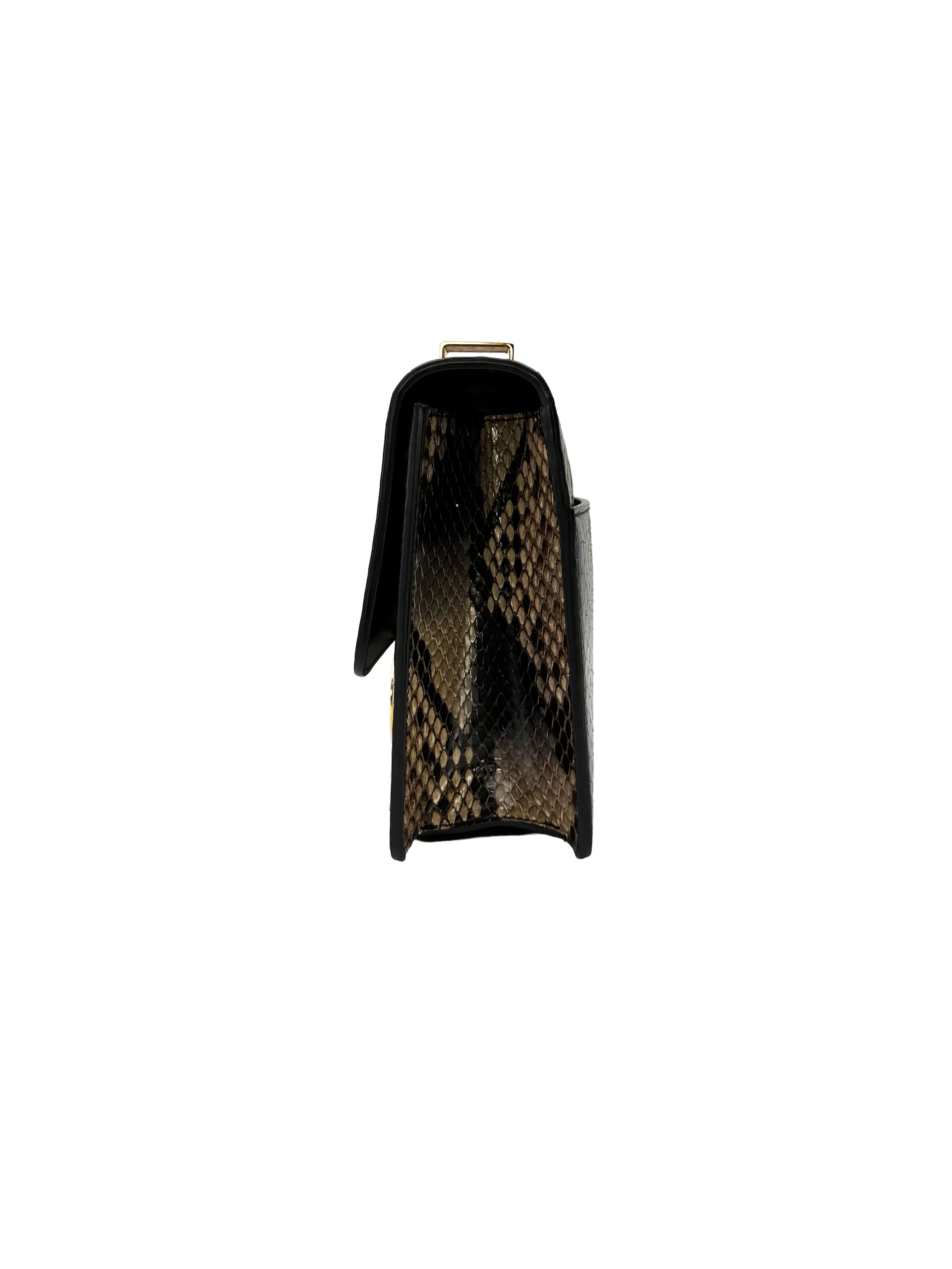 Christian Dior Montaigne Python Leather Shoulder Bag DR852