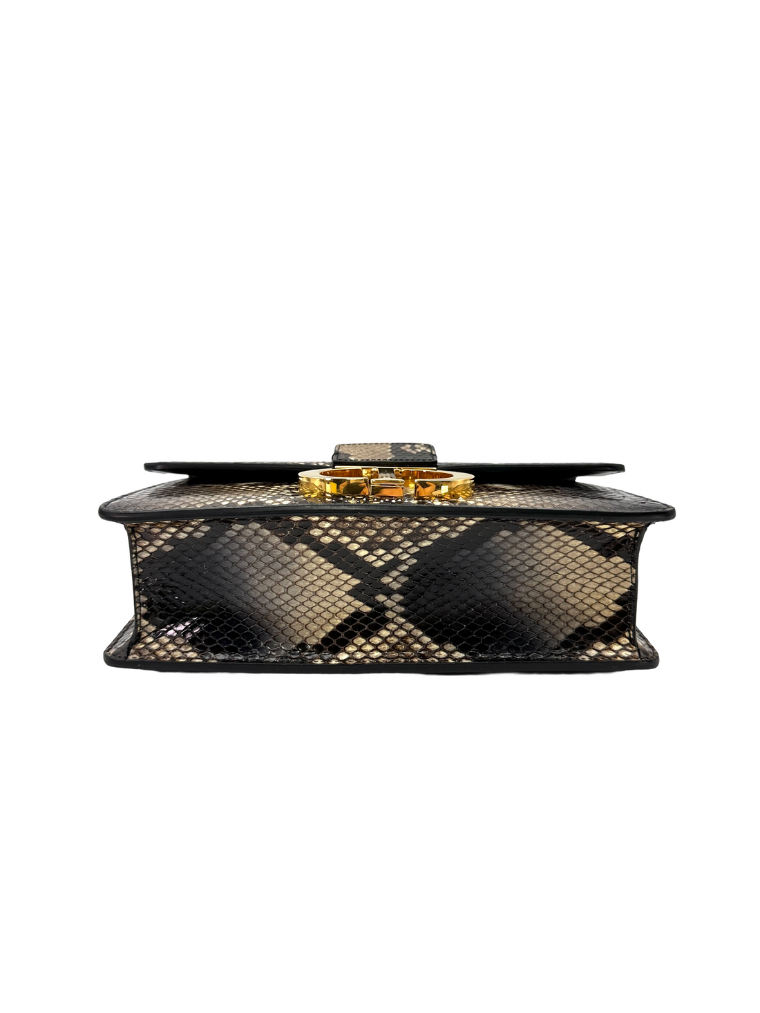 Christian Dior Montaigne Python Leather Shoulder Bag DR852
