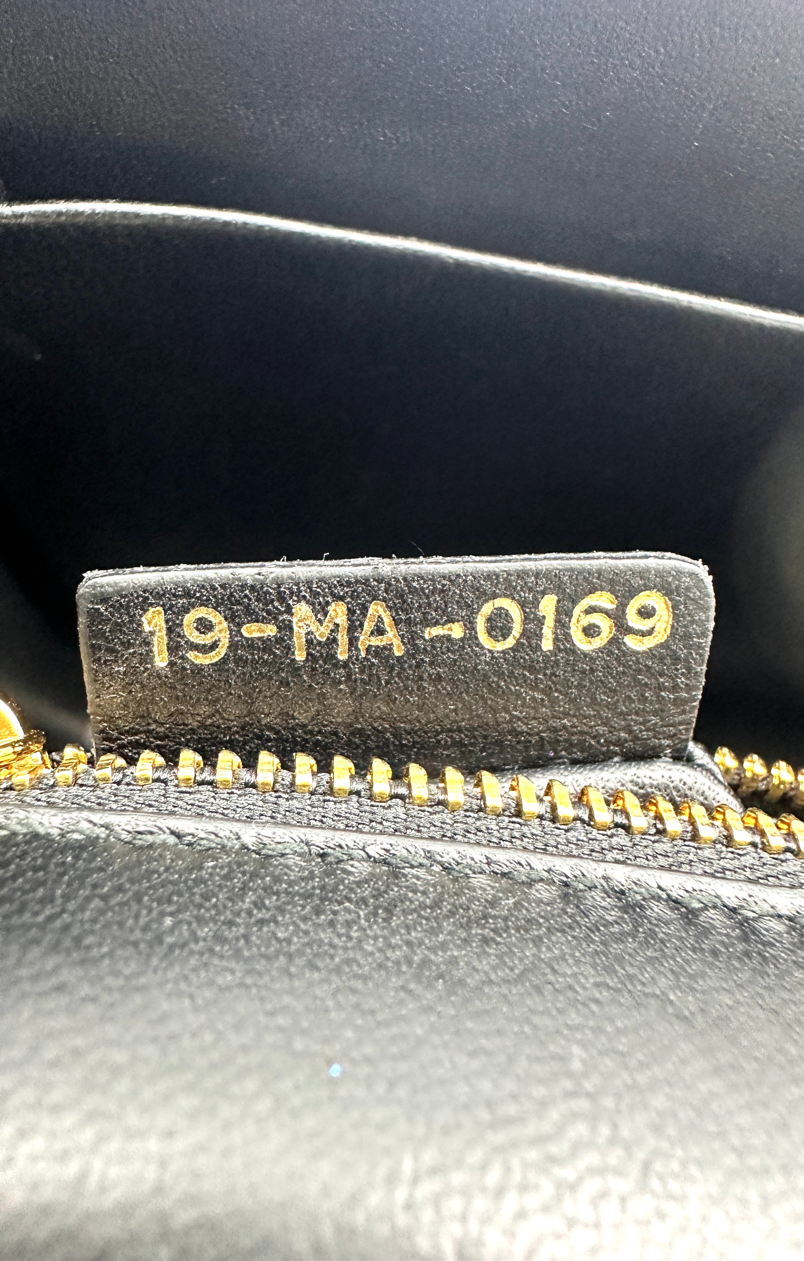 Christian Dior Montaigne Python Leather Shoulder Bag DR852