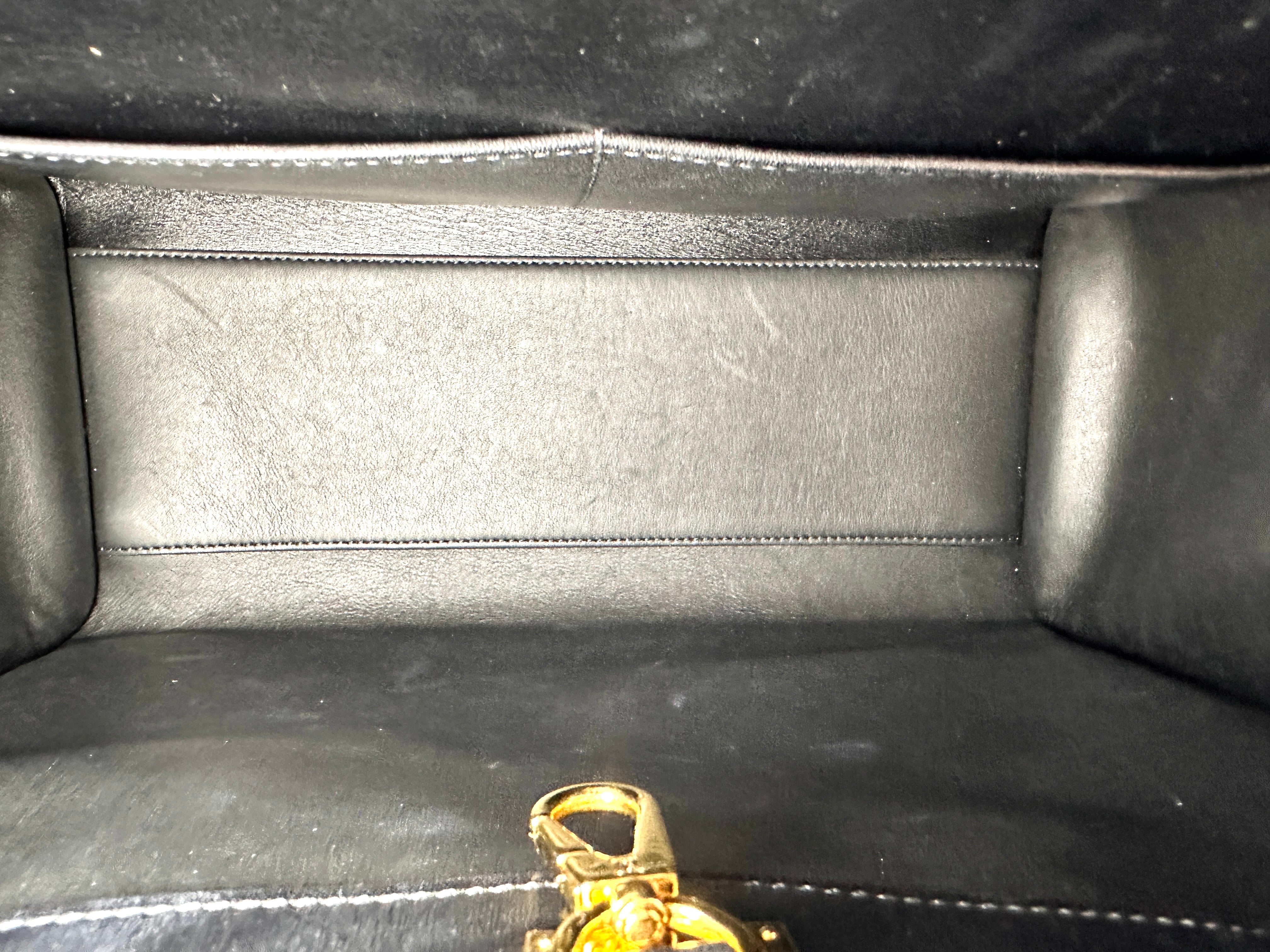Louis Vuitton City Steamer Black Leather Handle Bag LV3169
