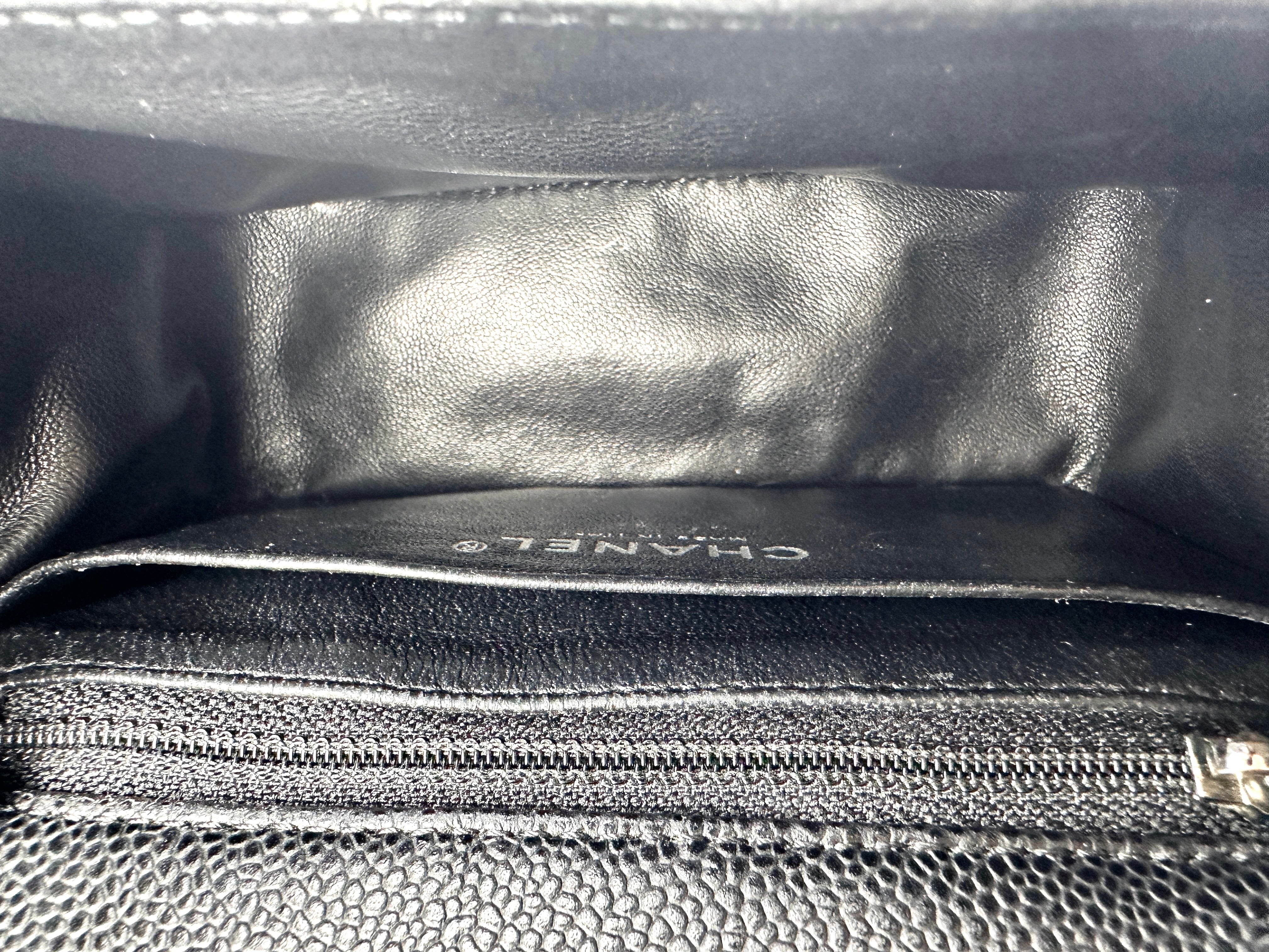 Chanel Classic Flap Black Quilted Leather Mini Flap Bag(14***52) CC2386