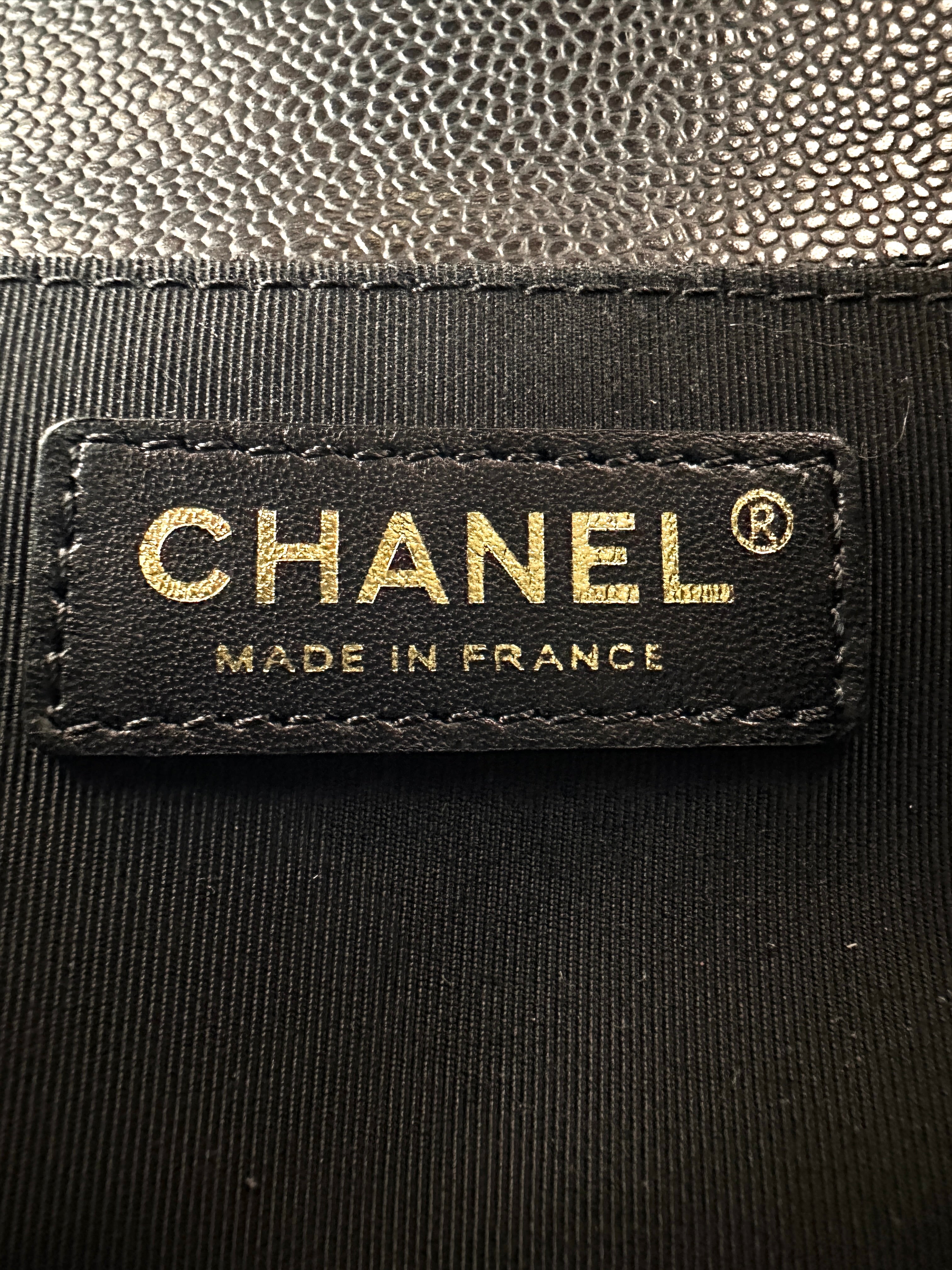 Chanel LeBoy Black Quilted Leather Flap Bag With Gold Buckle(15***67) CC2387