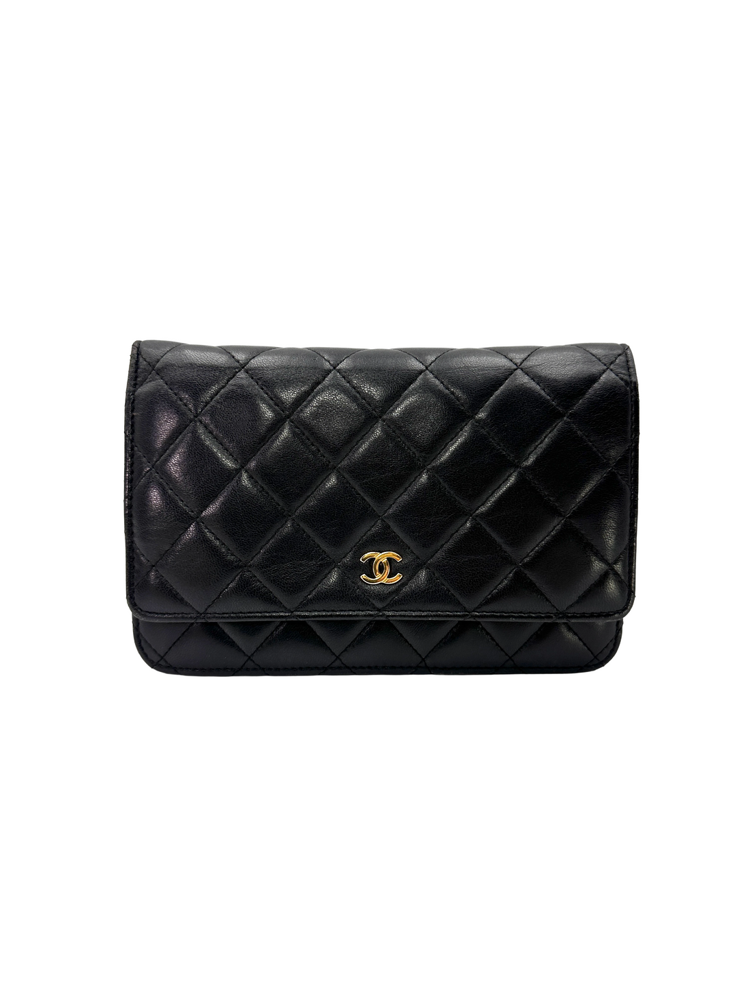 Chanel Black Quilted Lambskin Wallet On Chain(26***92) CC2390