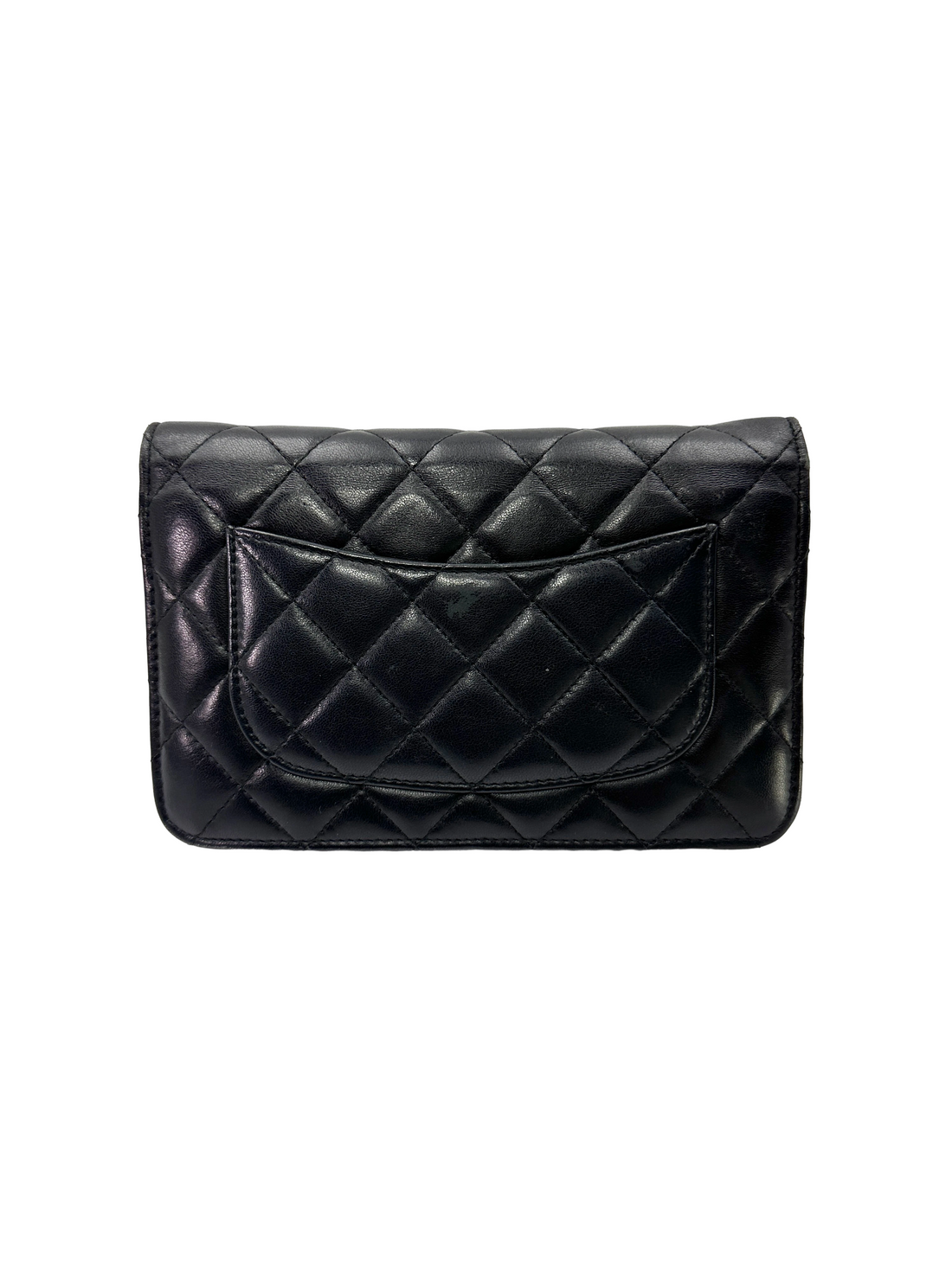 Chanel Black Quilted Lambskin Wallet On Chain(26***92) CC2390