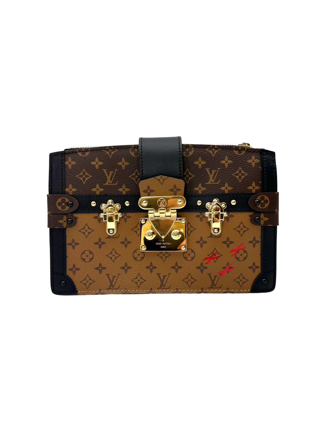 Louis Vuitton Trunk Clutch Monogram Canvas Bag LV3170