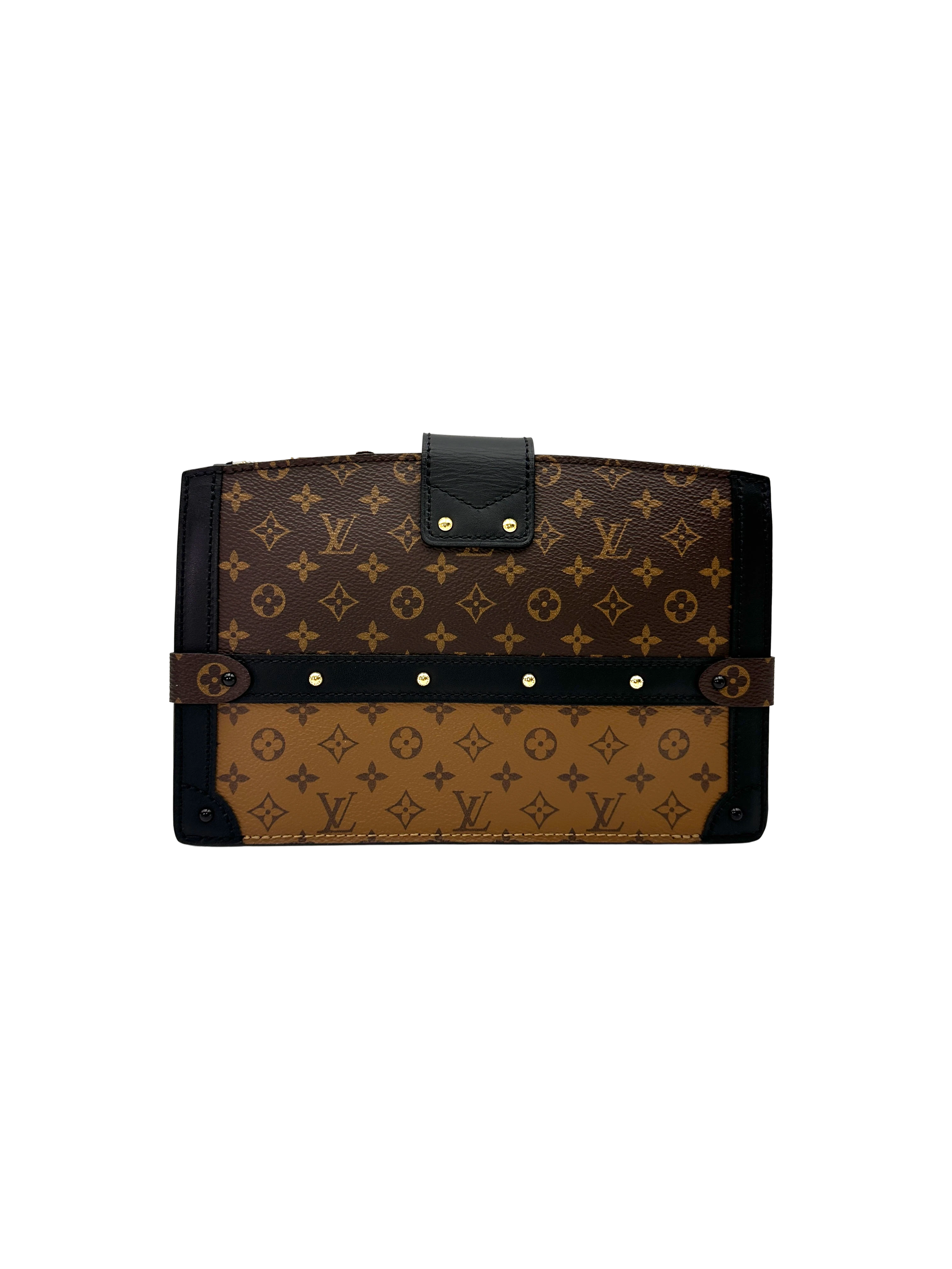 Louis Vuitton Trunk Clutch Monogram Canvas Bag LV3170