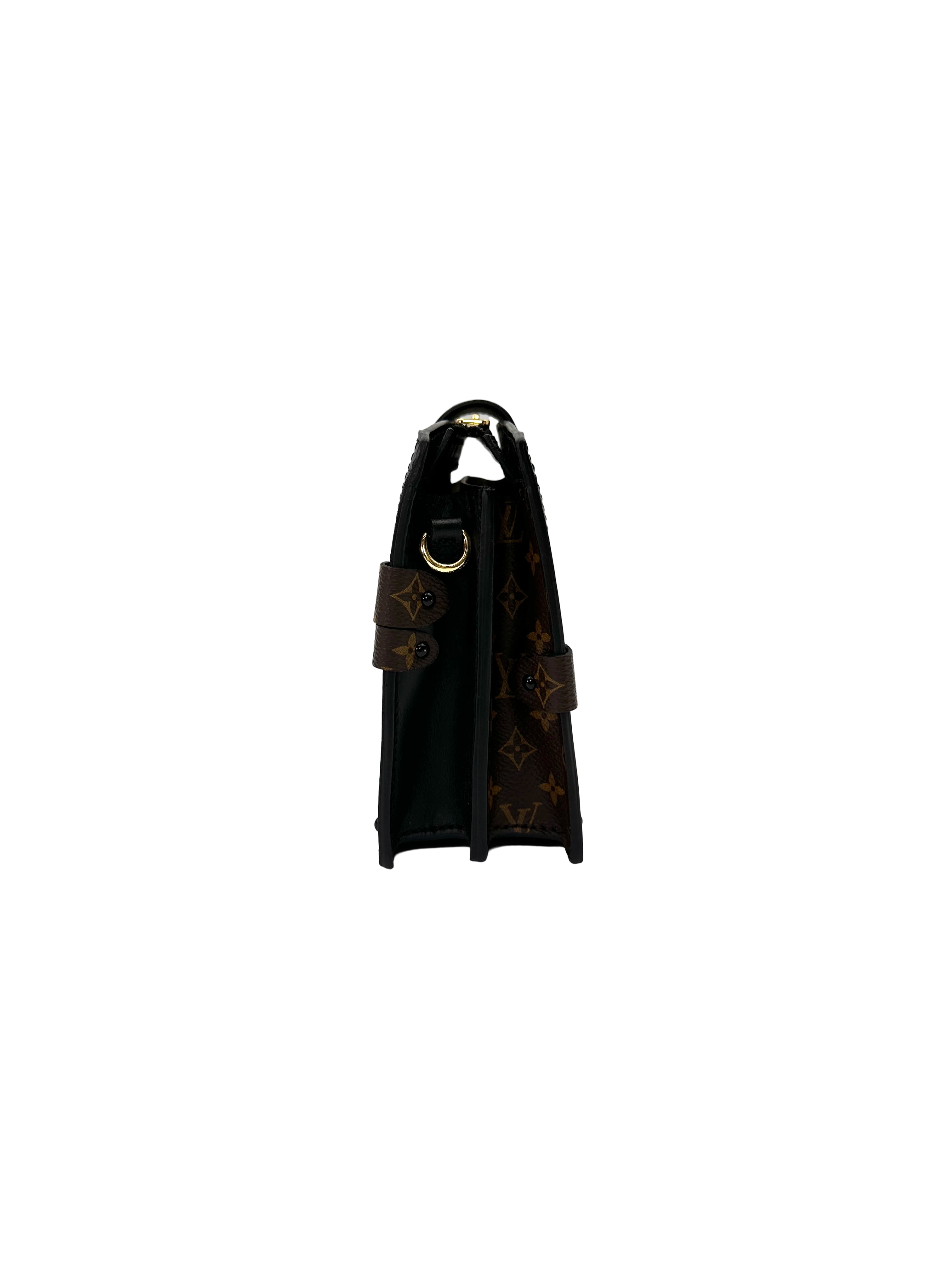 Louis Vuitton Trunk Clutch Monogram Canvas Bag LV3170