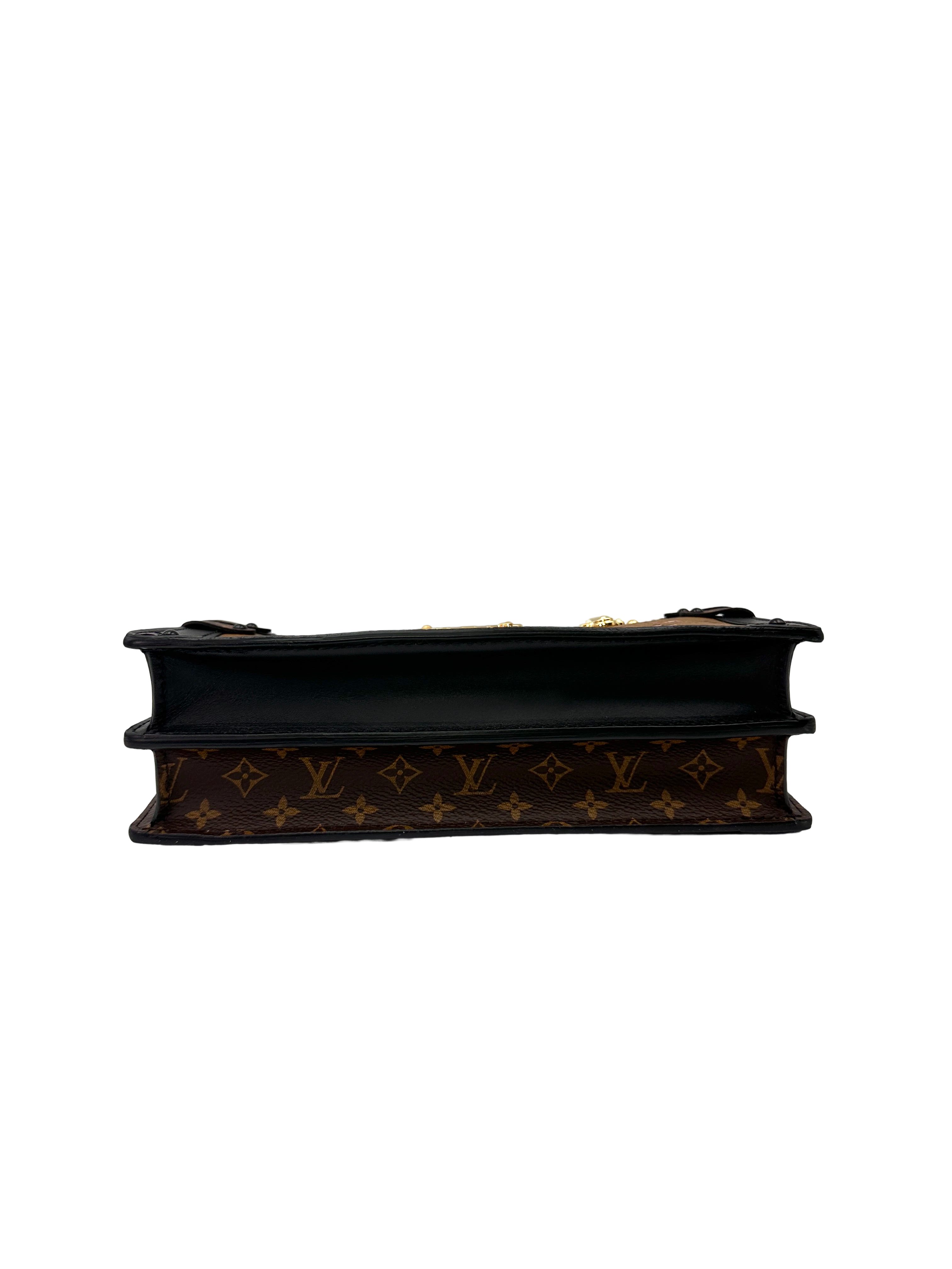Louis Vuitton Trunk Clutch Monogram Canvas Bag LV3170