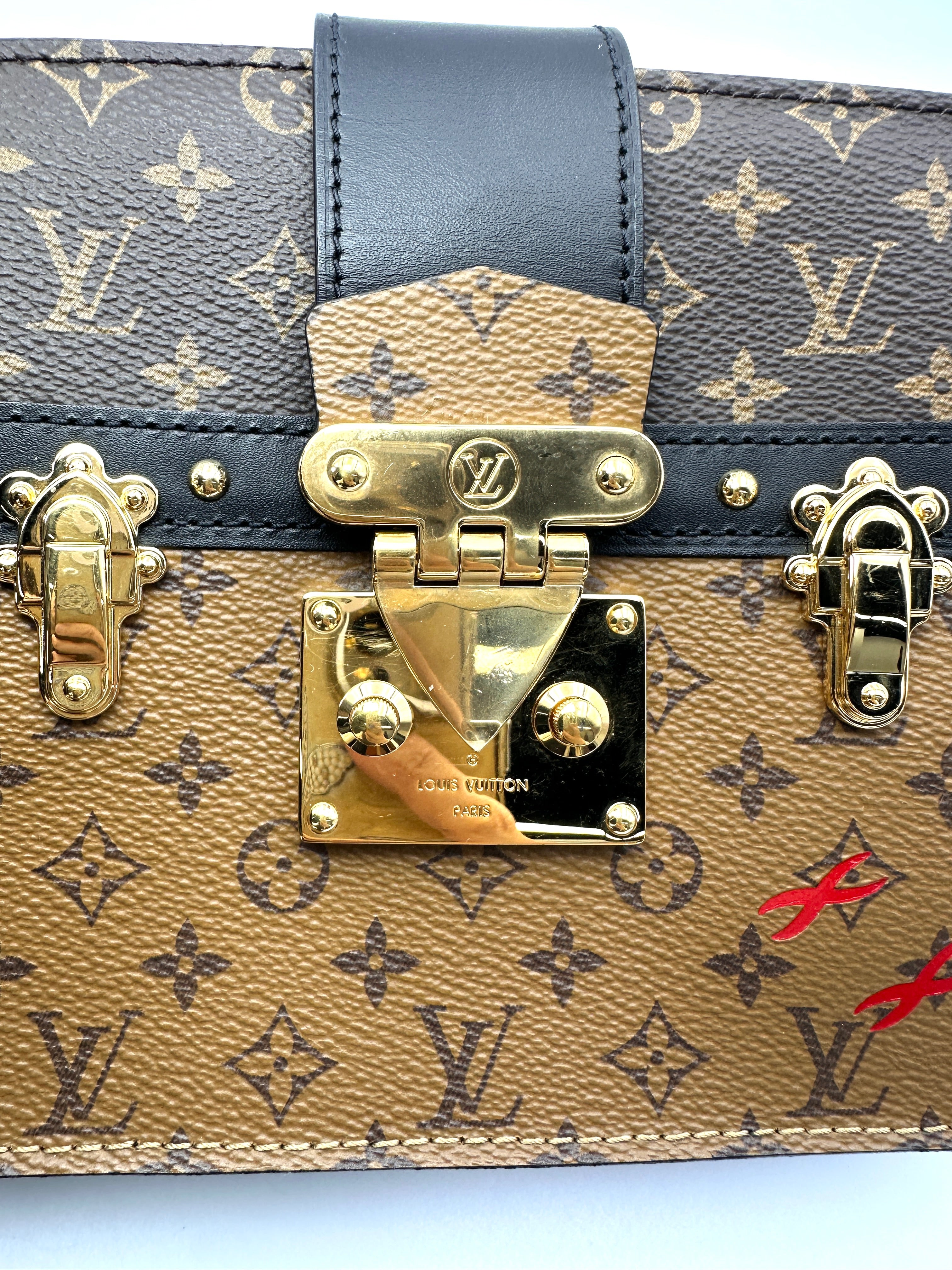 Louis Vuitton Trunk Clutch Monogram Canvas Bag LV3170