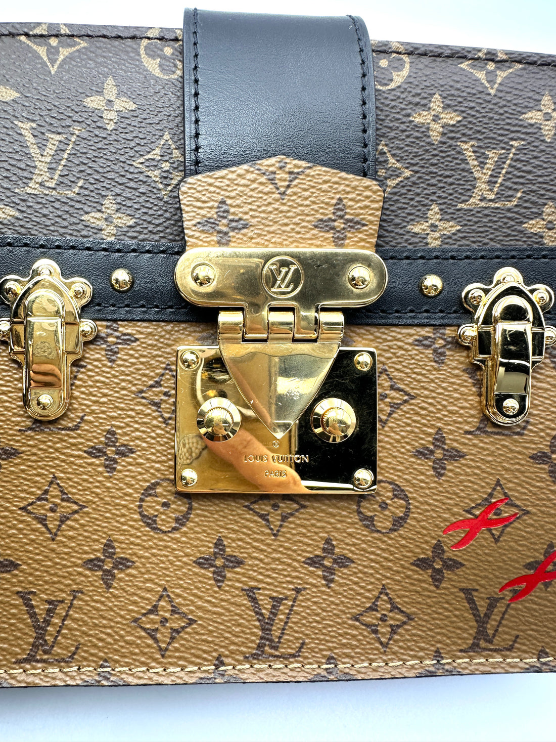 Louis Vuitton Trunk Clutch Monogram Canvas Bag LV3170