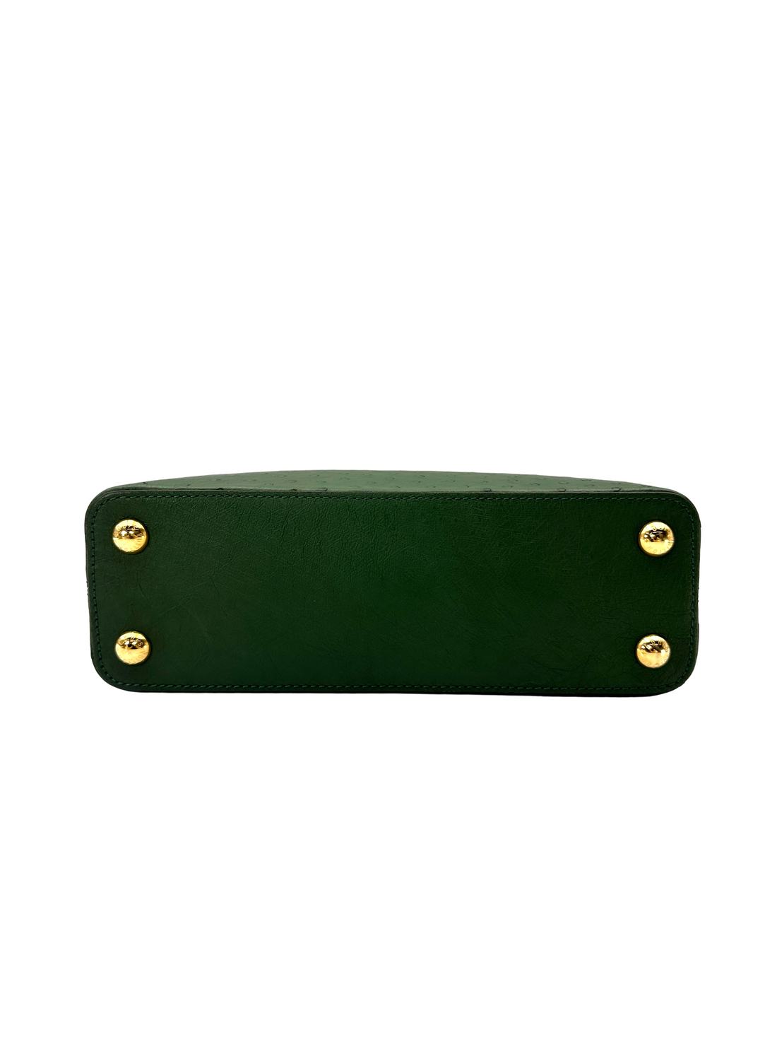 Louis Vuitton Capucines BB Green Ostrich Leather Handle Bag LV3183