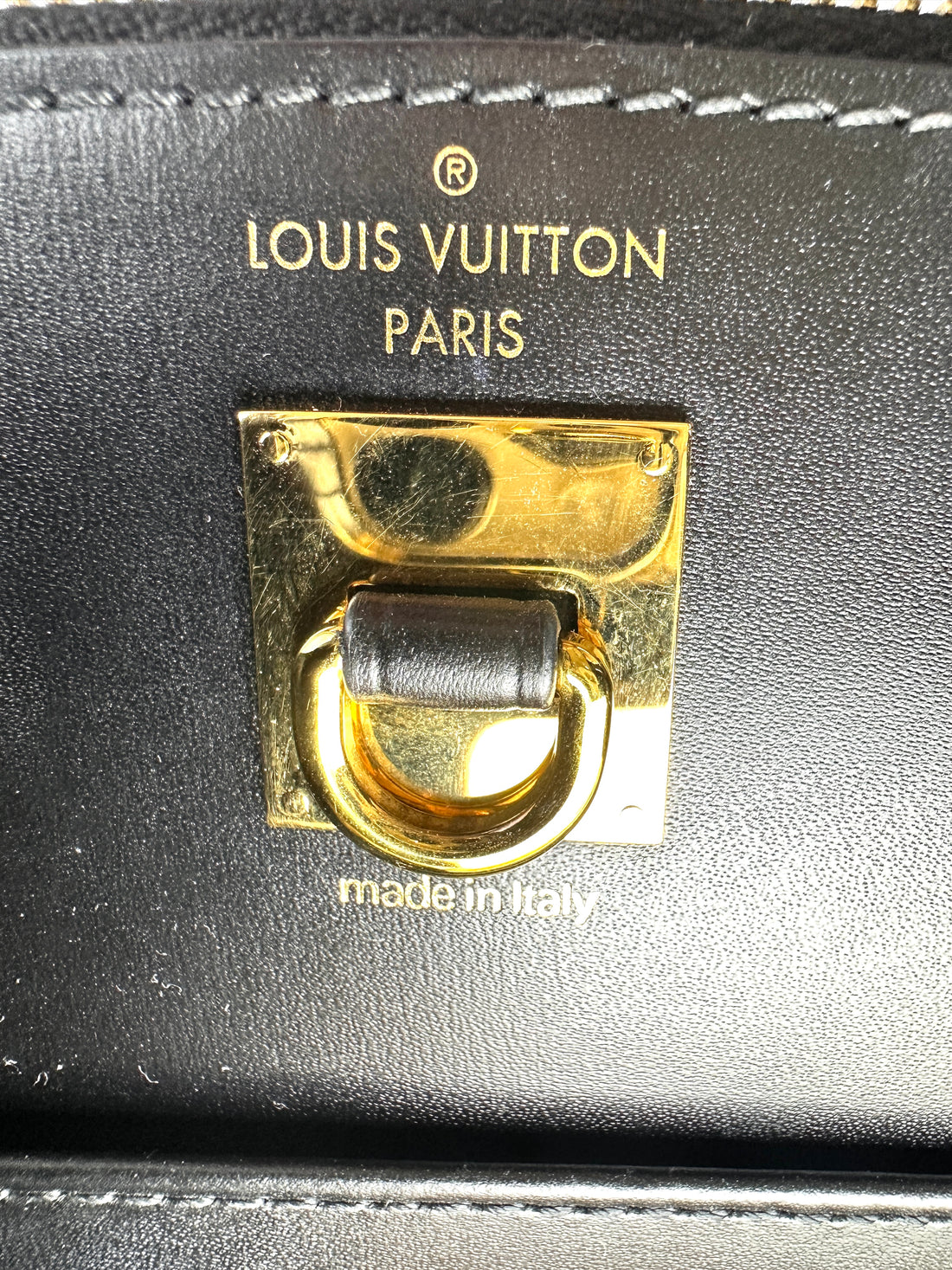 Louis Vuitton City Steamer PM Yellow/Black Checkerboard Monogram Handle Bag LV3171
