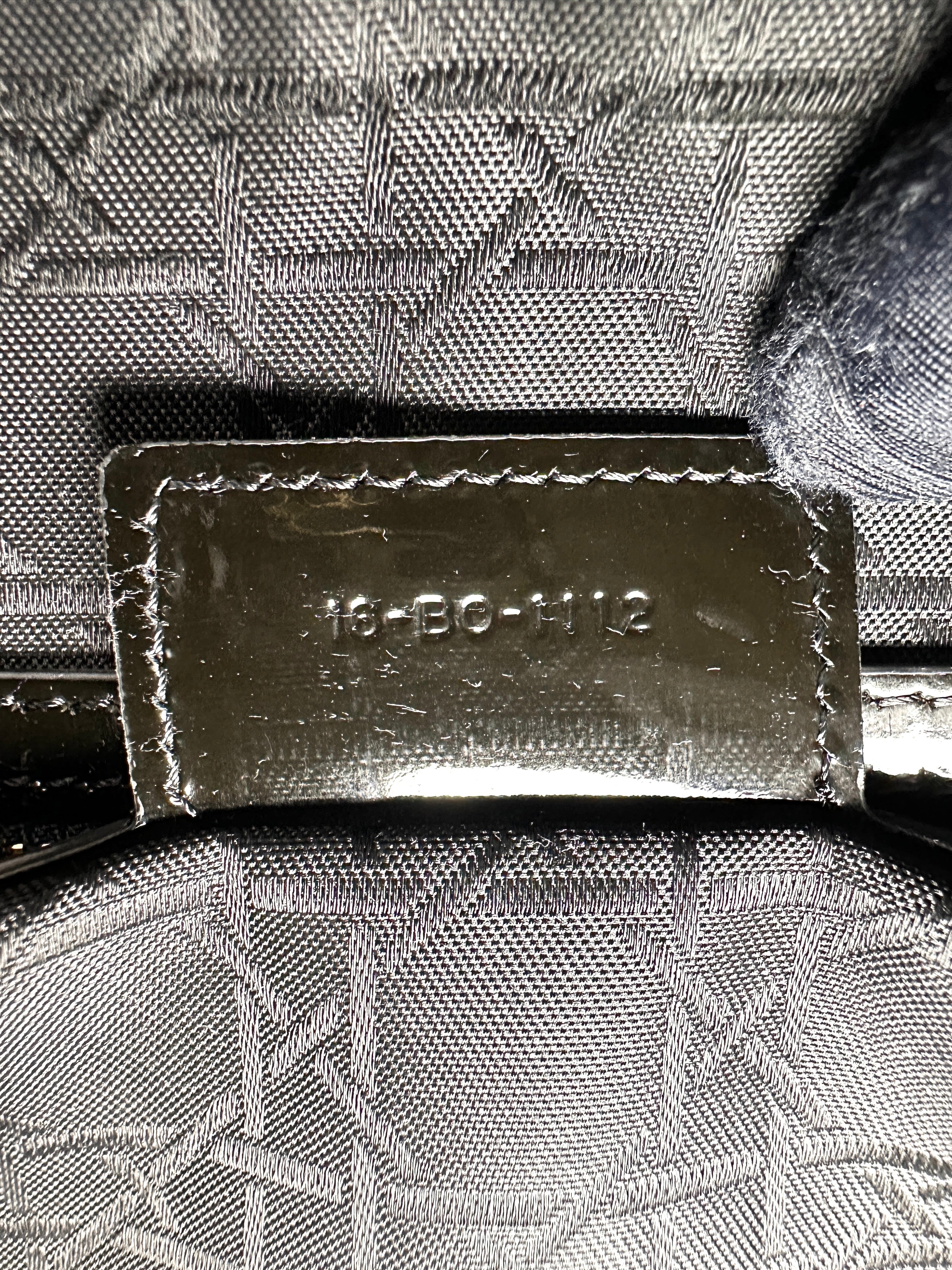 Christian Dior Lady Dior Black Cannage Leather Handle Bag DR855