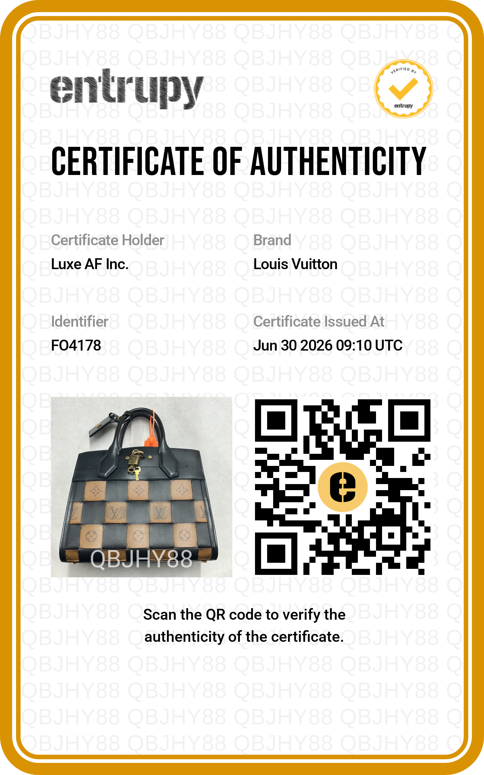 Louis Vuitton City Steamer PM Yellow/Black Checkerboard Monogram Handle Bag LV3171