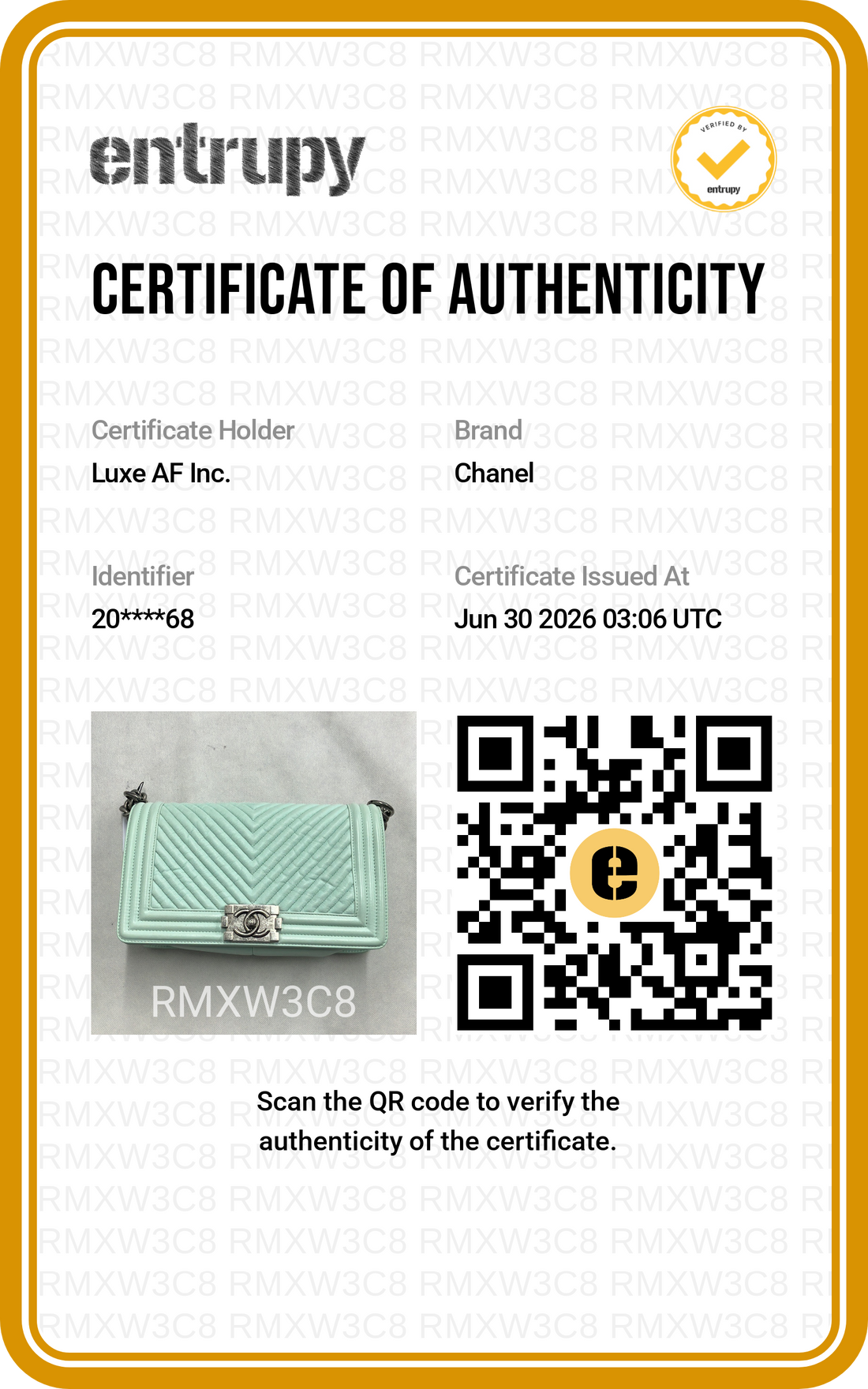 Chanel LeBoy Mint Green Quilted Leather Medium Size Flap Bag With Silver Buckle(20***68) CC2383