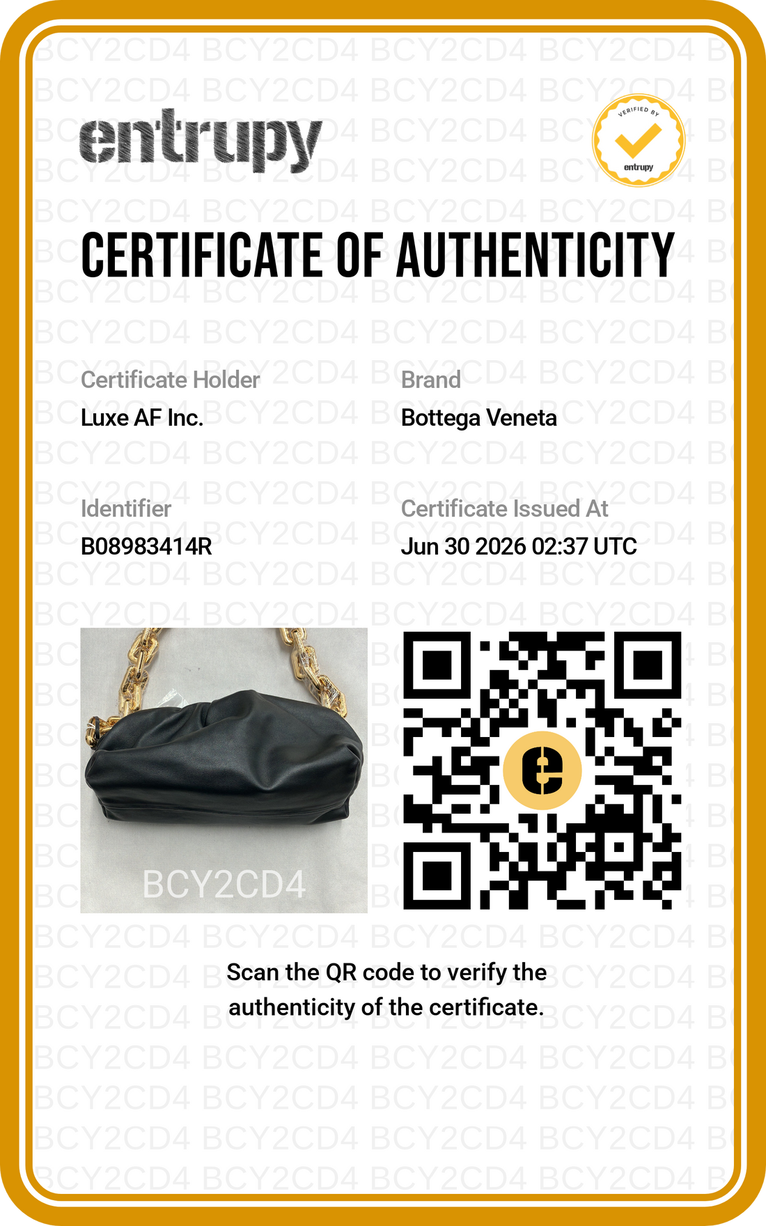 Bottega Veneta The Mini Pouch Black Leather Bag BV138
