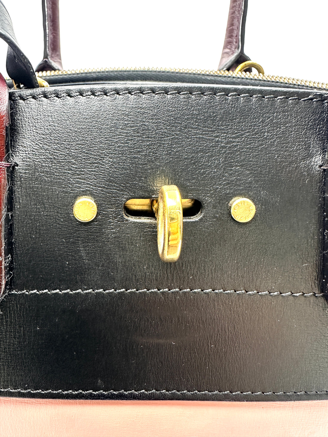 Louis Vuitton City Steamer MM Black/Pink Taurillon Leather Handle Bag LV3174