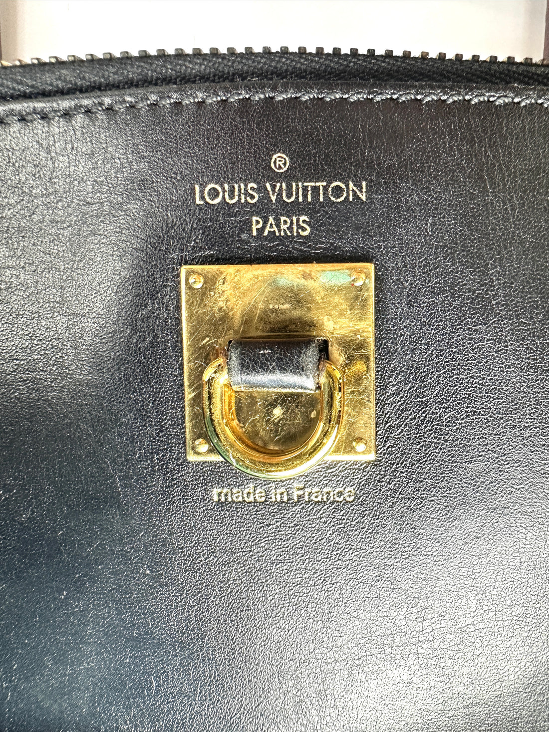 Louis Vuitton City Steamer MM Black/Pink Taurillon Leather Handle Bag LV3174