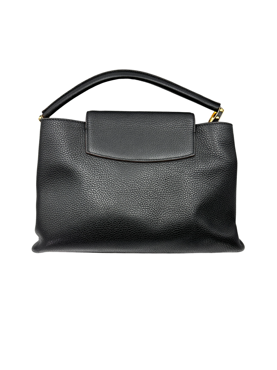 Louis Vuitton Capucines MM Black Taurillon Leather Handle Bag LV3175