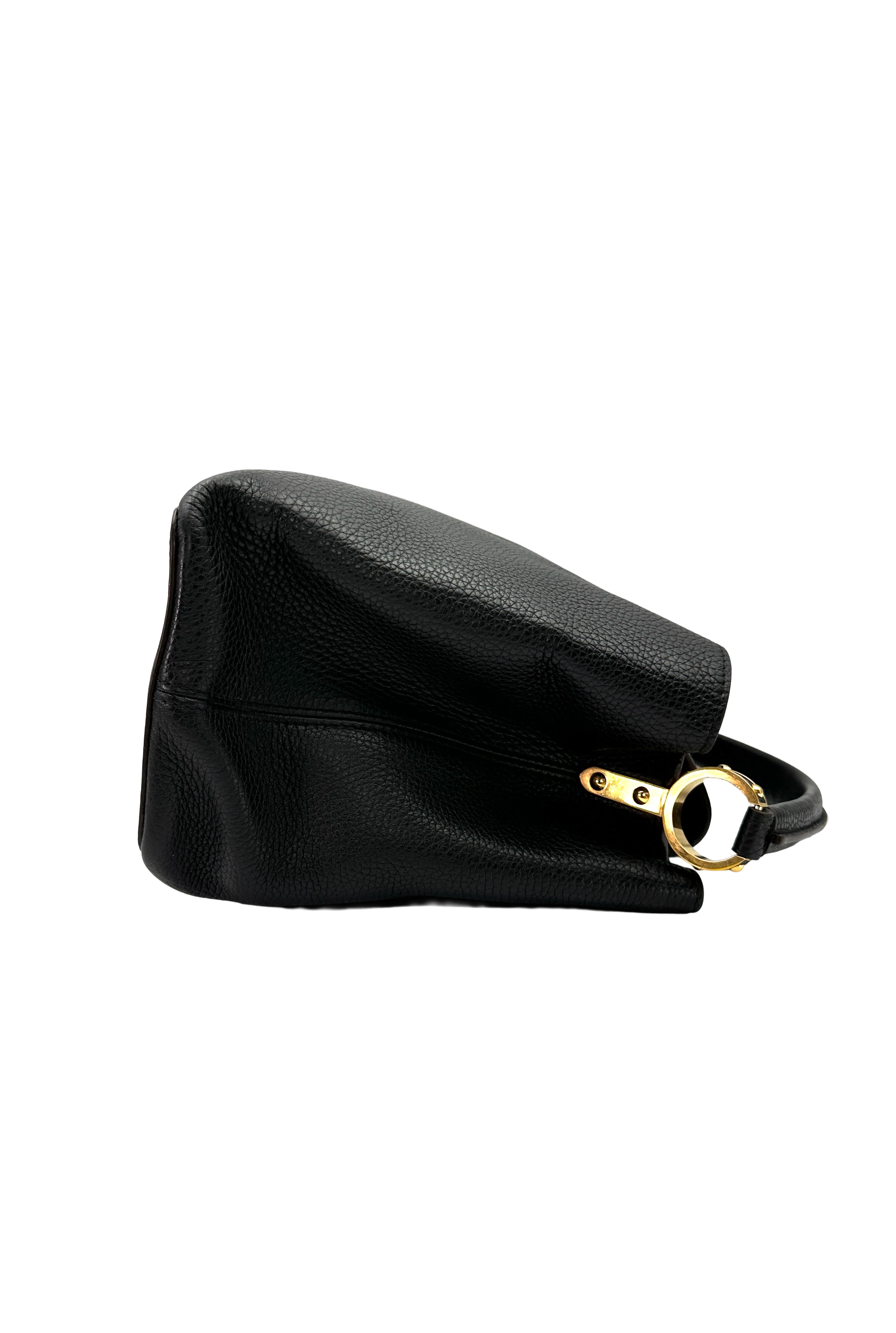 Louis Vuitton Capucines MM Black Taurillon Leather Handle Bag LV3175
