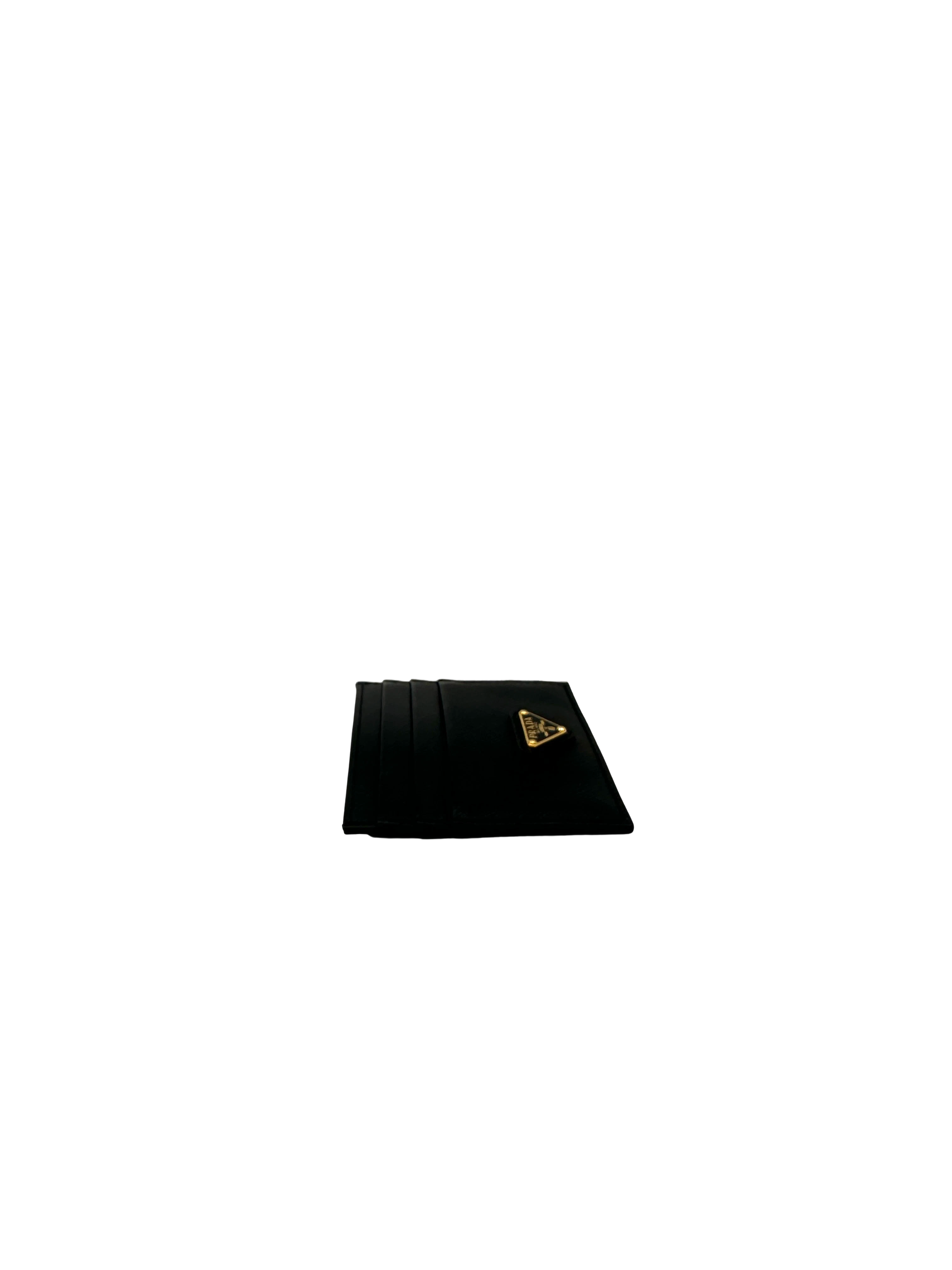 Prada Black Saffiano Leather Card Holder PR529