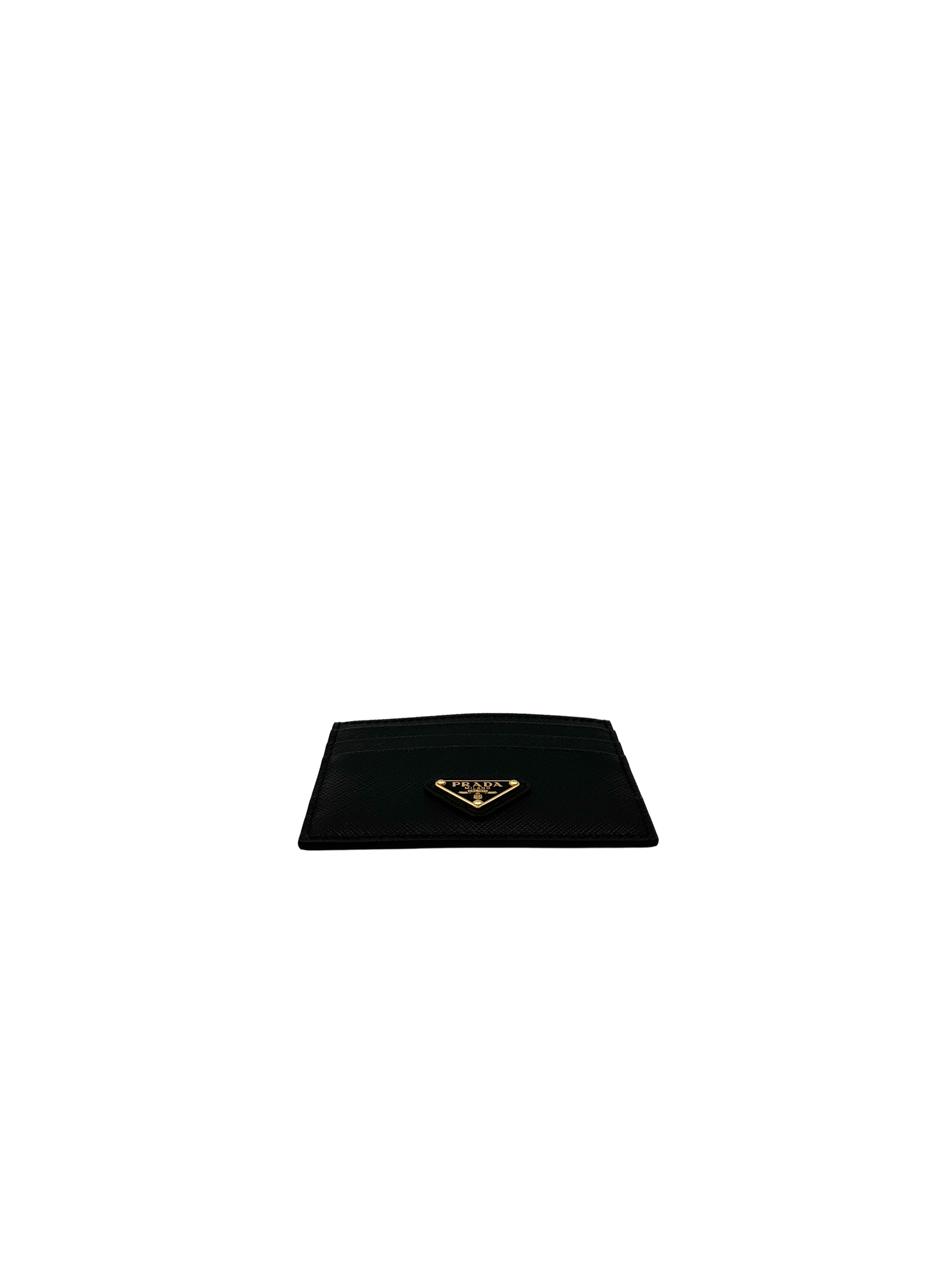 Prada Black Saffiano Leather Card Holder PR529
