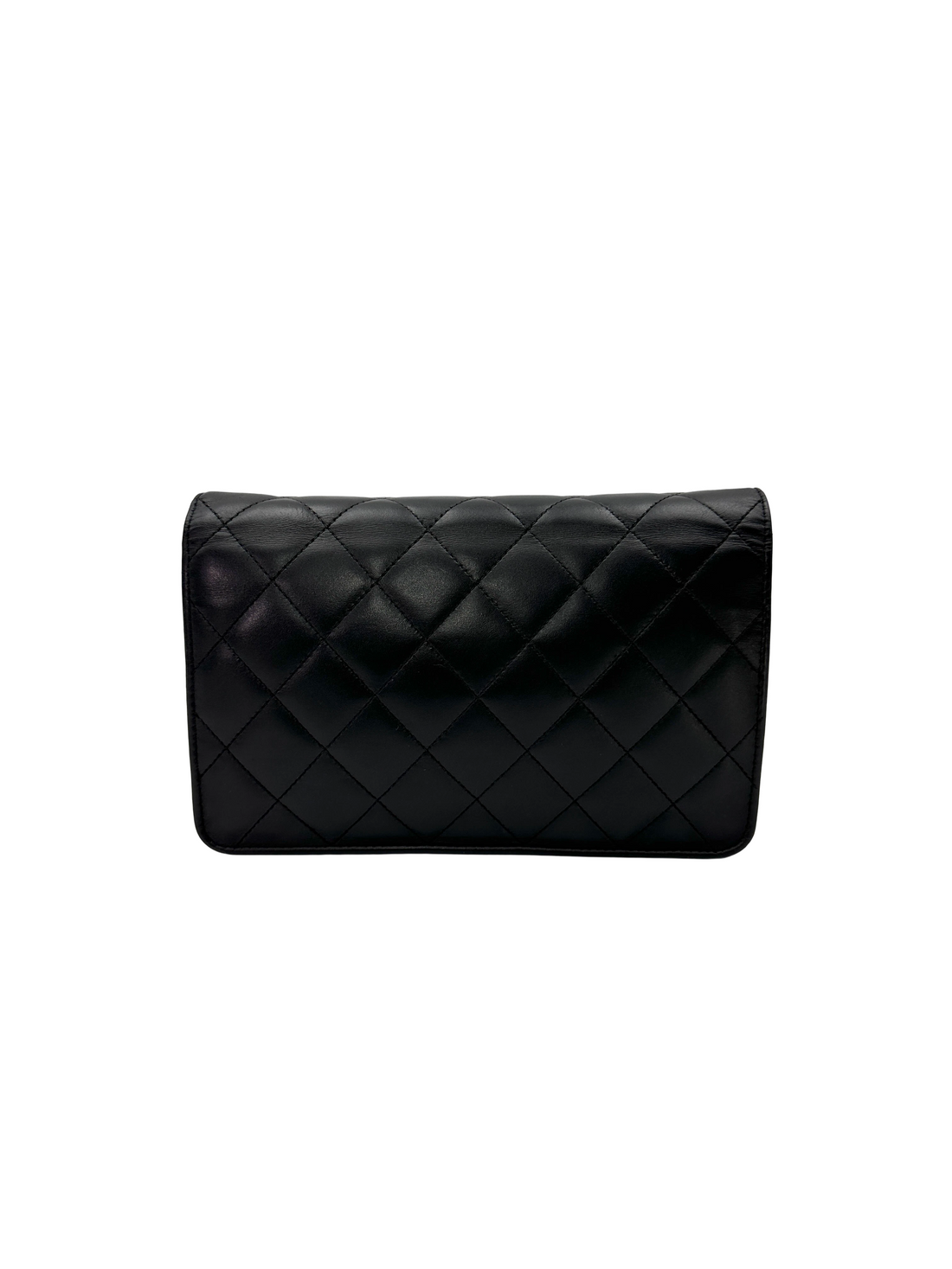 Chanel Cambon Line Black Quilted Leather Wallet On Chain(16***13) CC2395