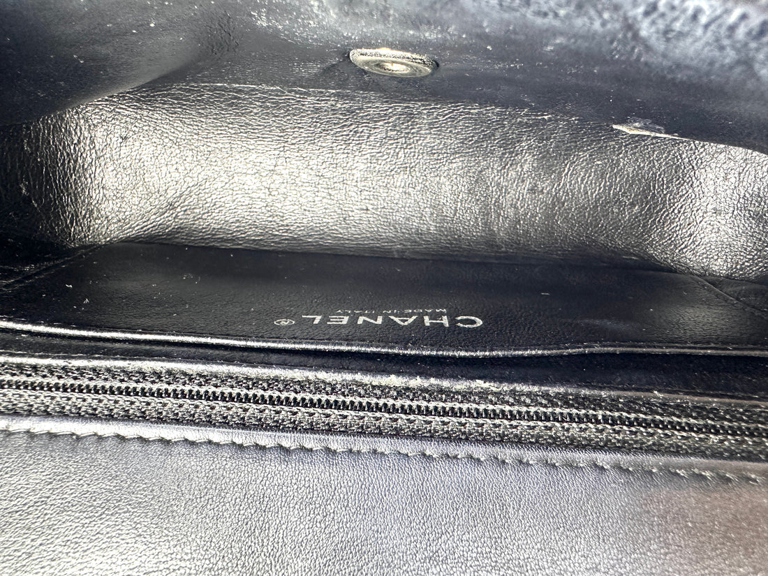 Chanel Classic Flap Black Quilted Patent Leather Mini Shoulder Bag(19***87) CC2400