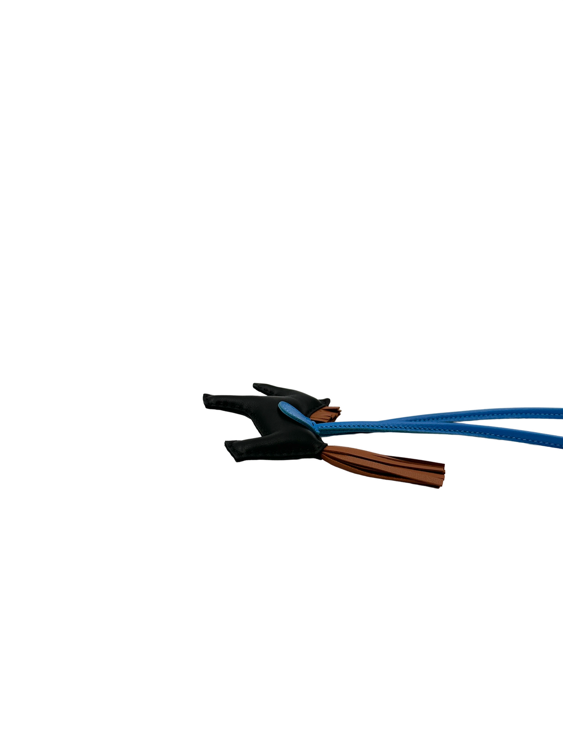 Hermes Rodeo Black/Blue Bag Charm HRF