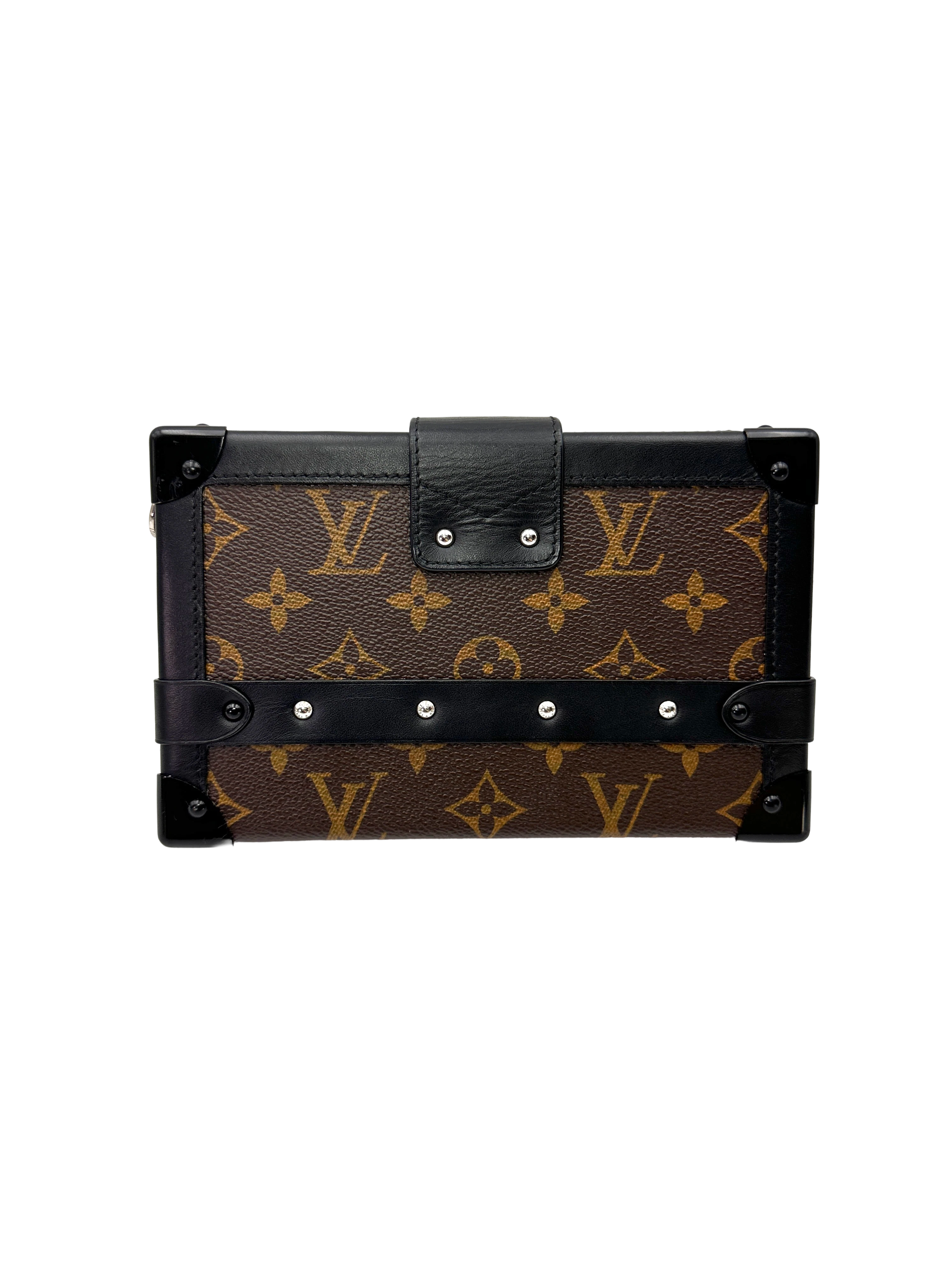 Louis Vuitton Petite Malle Monogram Canvas Shoulder Bag LV3179