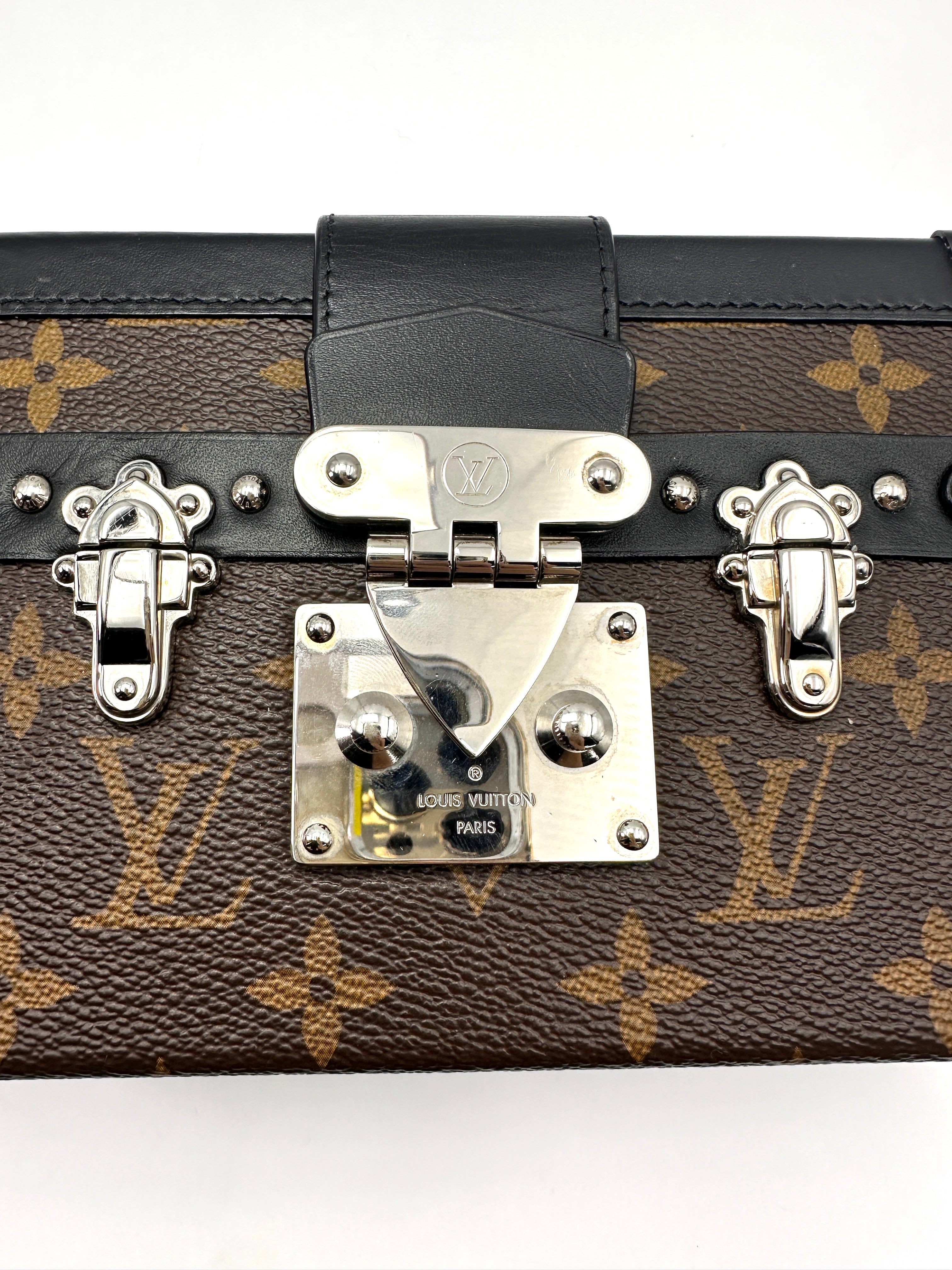 Louis Vuitton Petite Malle Monogram Canvas Shoulder Bag LV3179