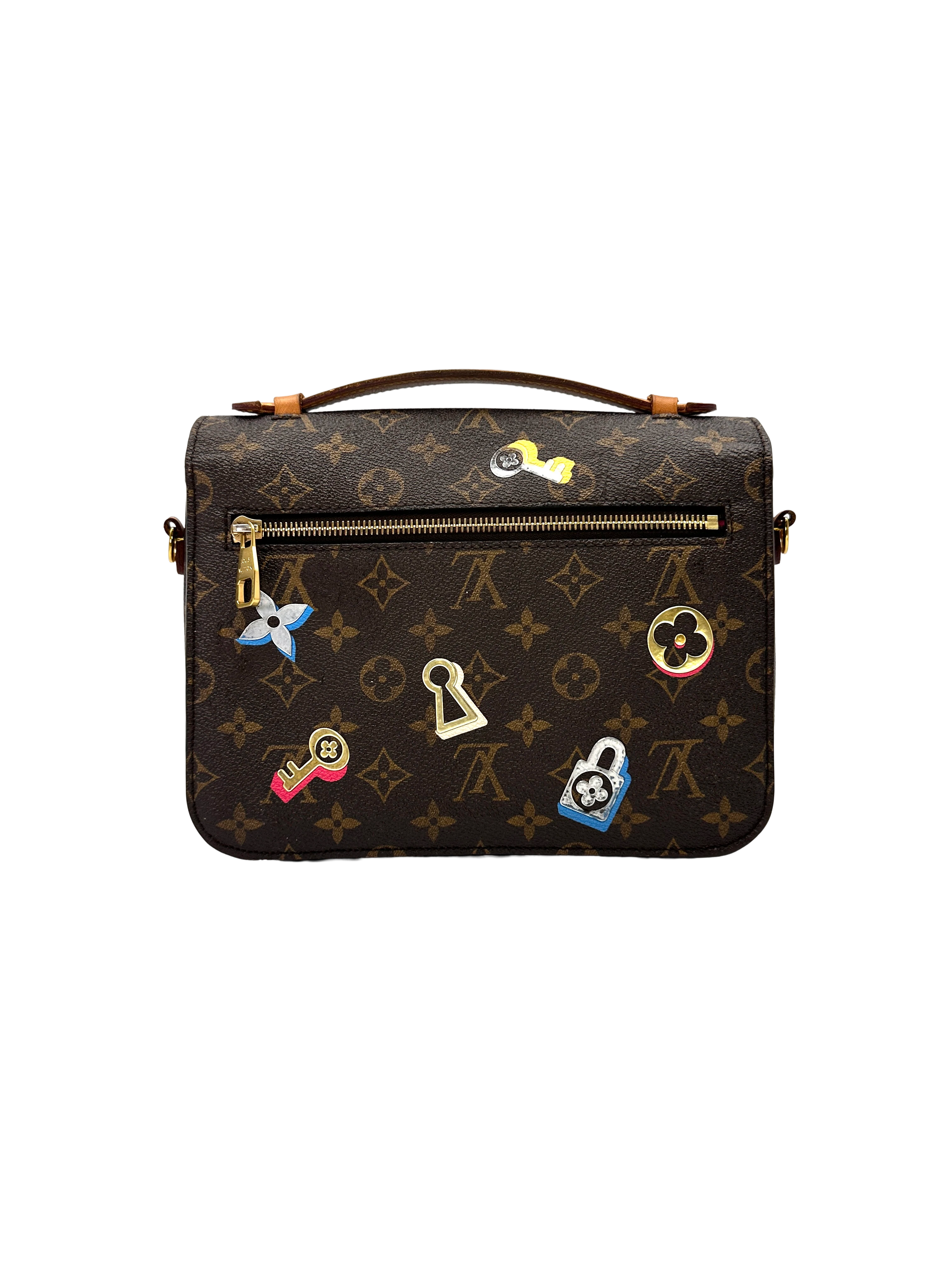 Louis Vuitton Love Lock Monogram Canvas Pochette Metis LV3180