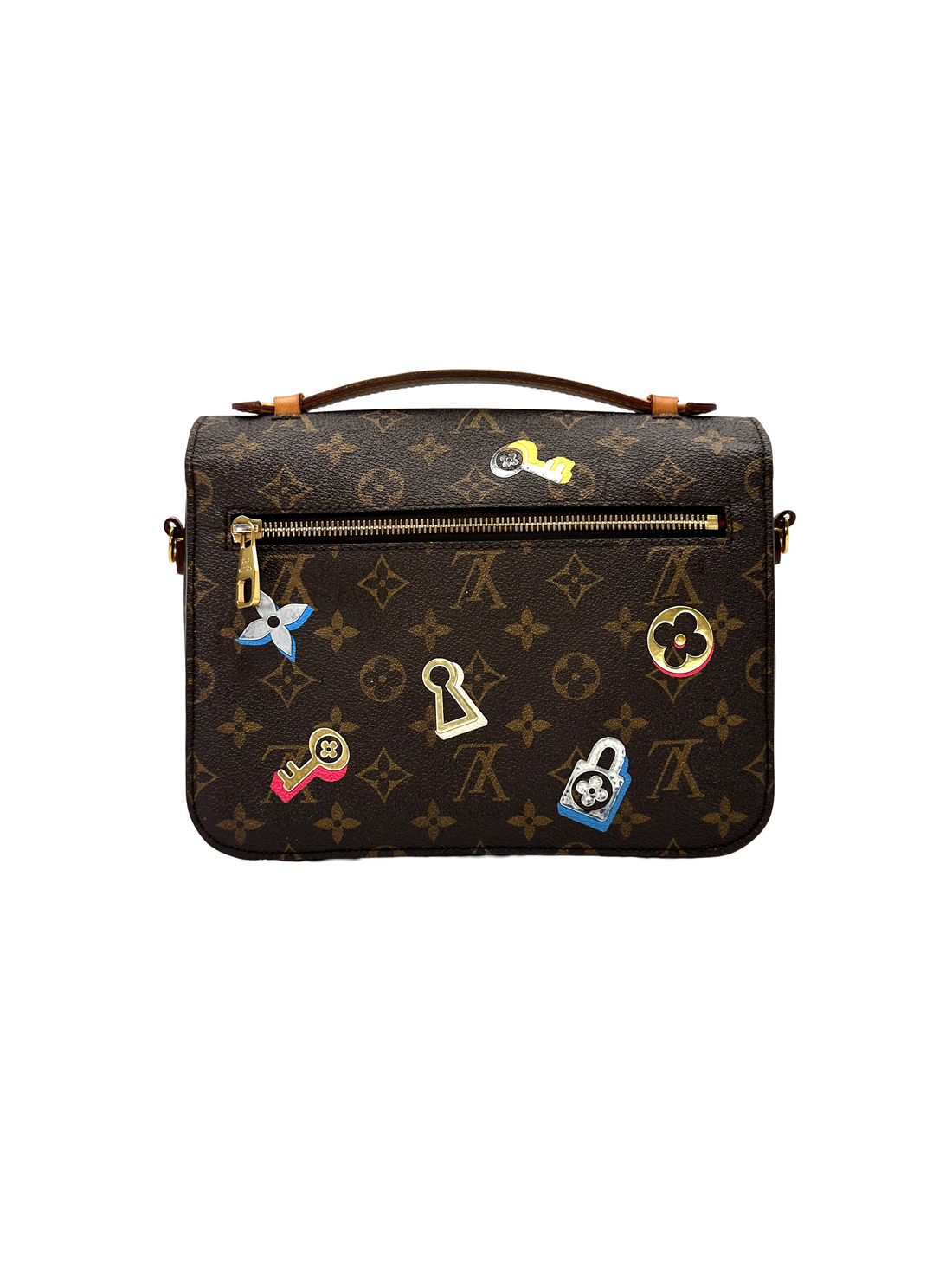 Louis Vuitton Love Lock Monogram Canvas Pochette Metis LV3180