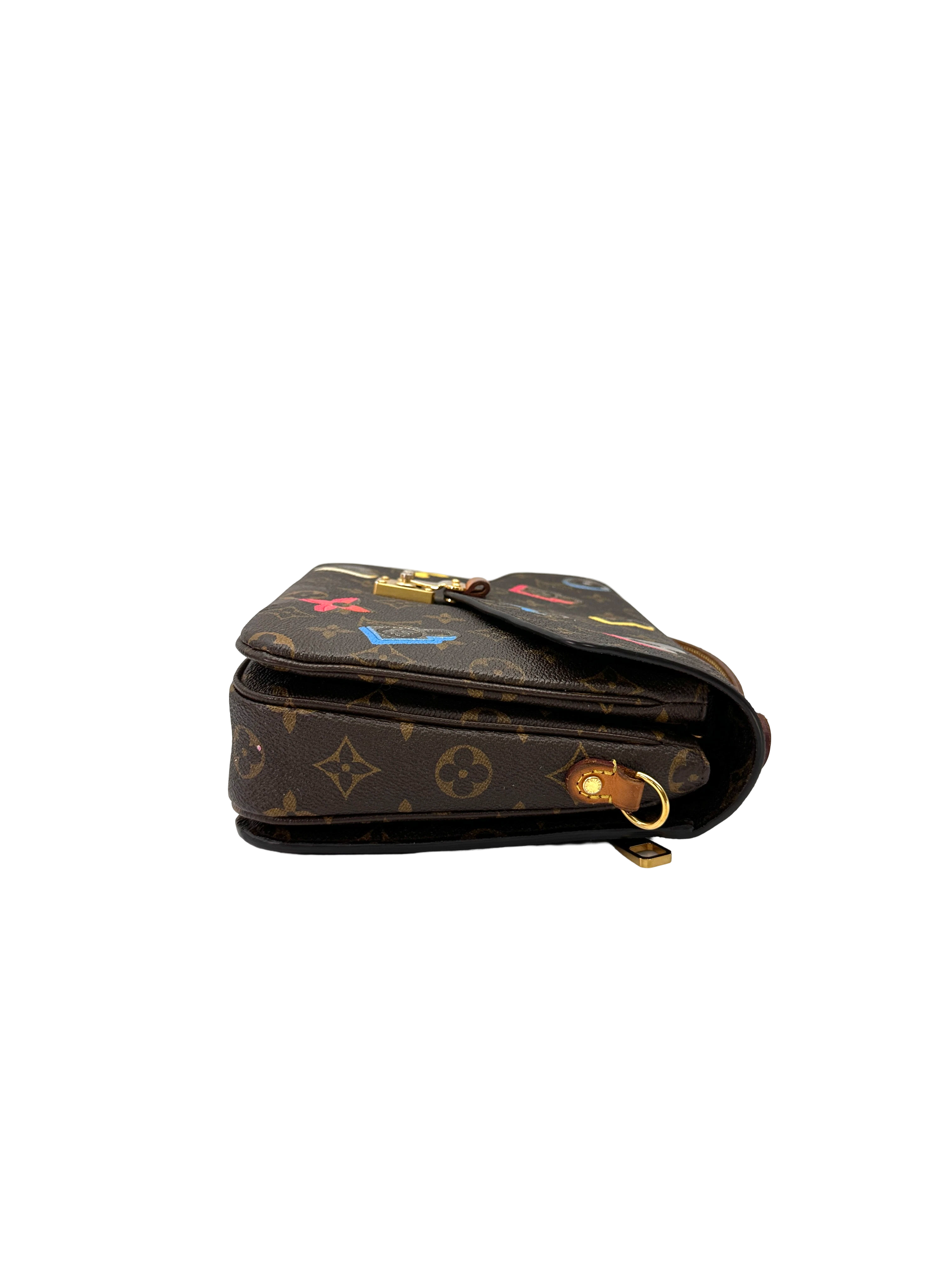 Louis Vuitton Love Lock Monogram Canvas Pochette Metis LV3180